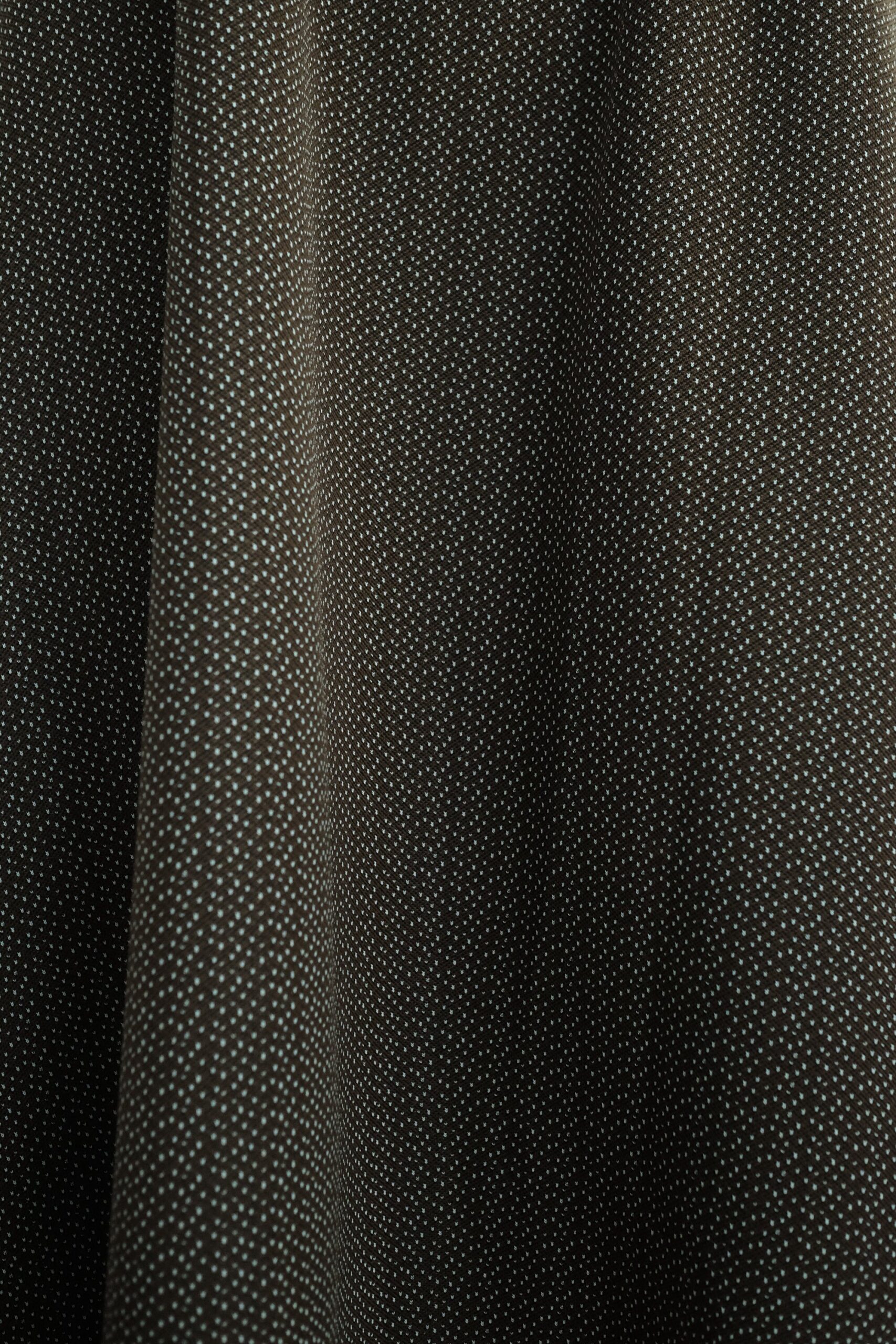 Brown Collared Polka Dot Vintage dress SIZE EU46 - Image 6