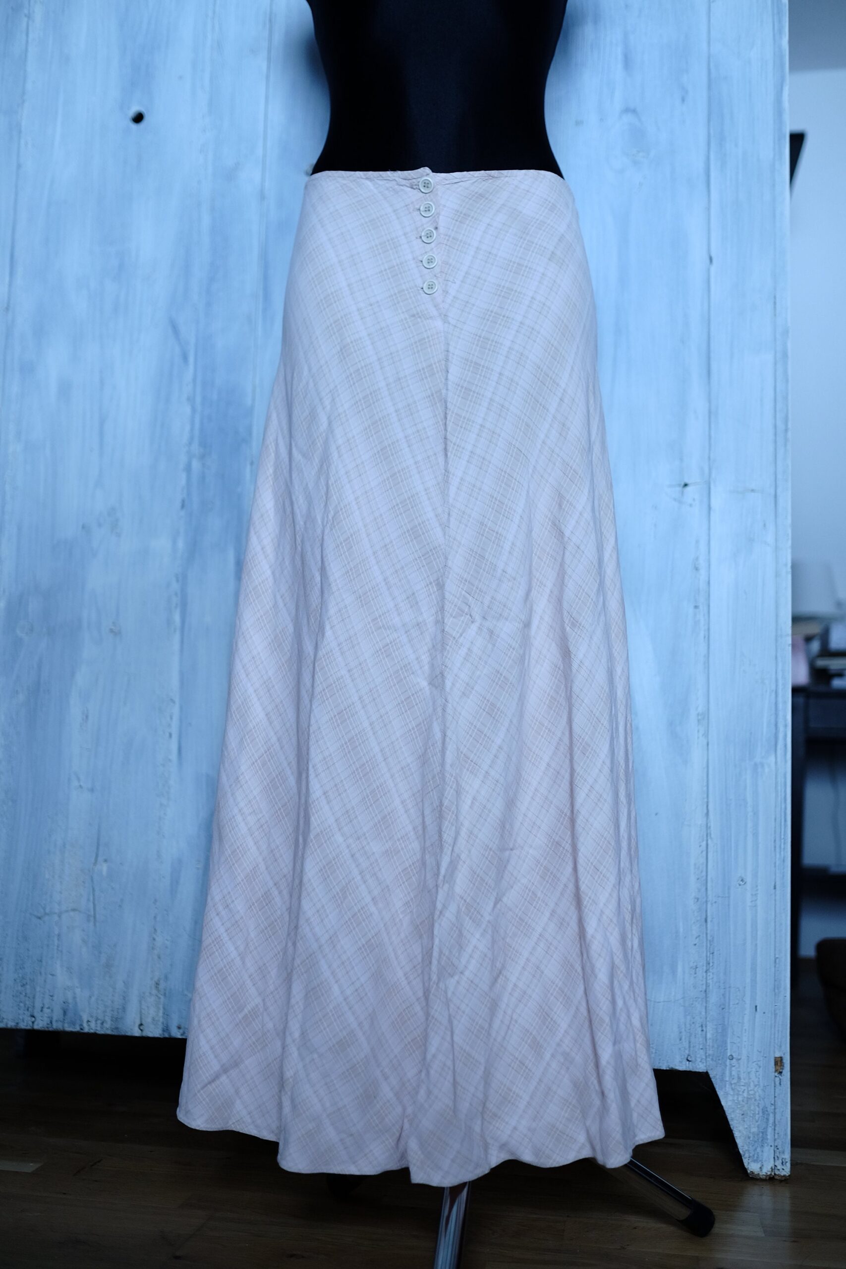 70s Vintage pink Skirt, Romantic Parisian Elegant, Valentine's Day Outfit - Image 8