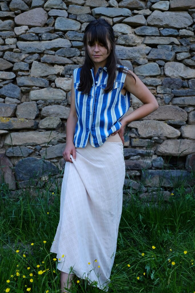 70s Vintage pink Skirt, Romantic Parisian Elegant, Valentine's Day Outfit