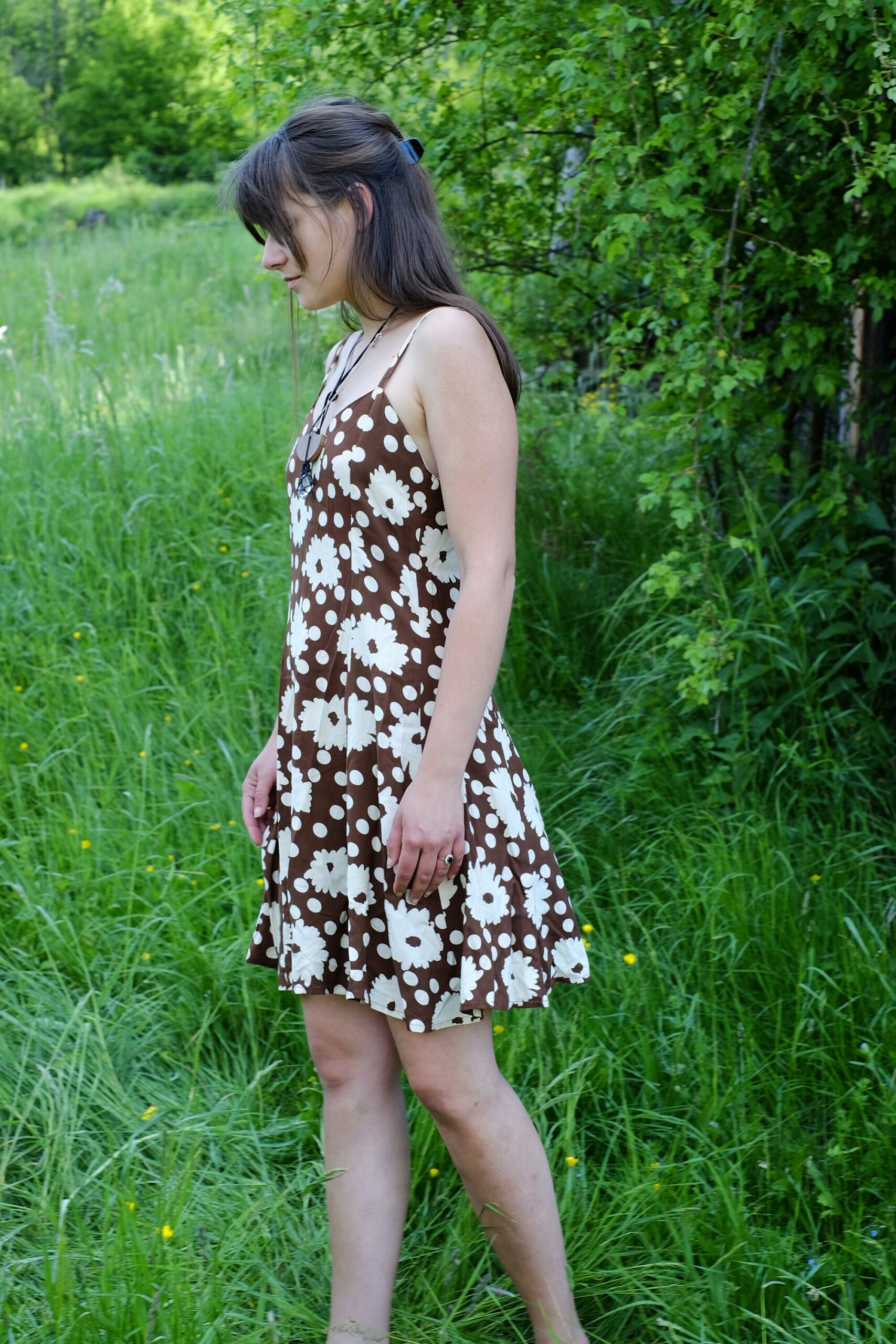 Vintage 90s Skater dress, inspired by the 60s Hippie Era with Daisies - Image 7