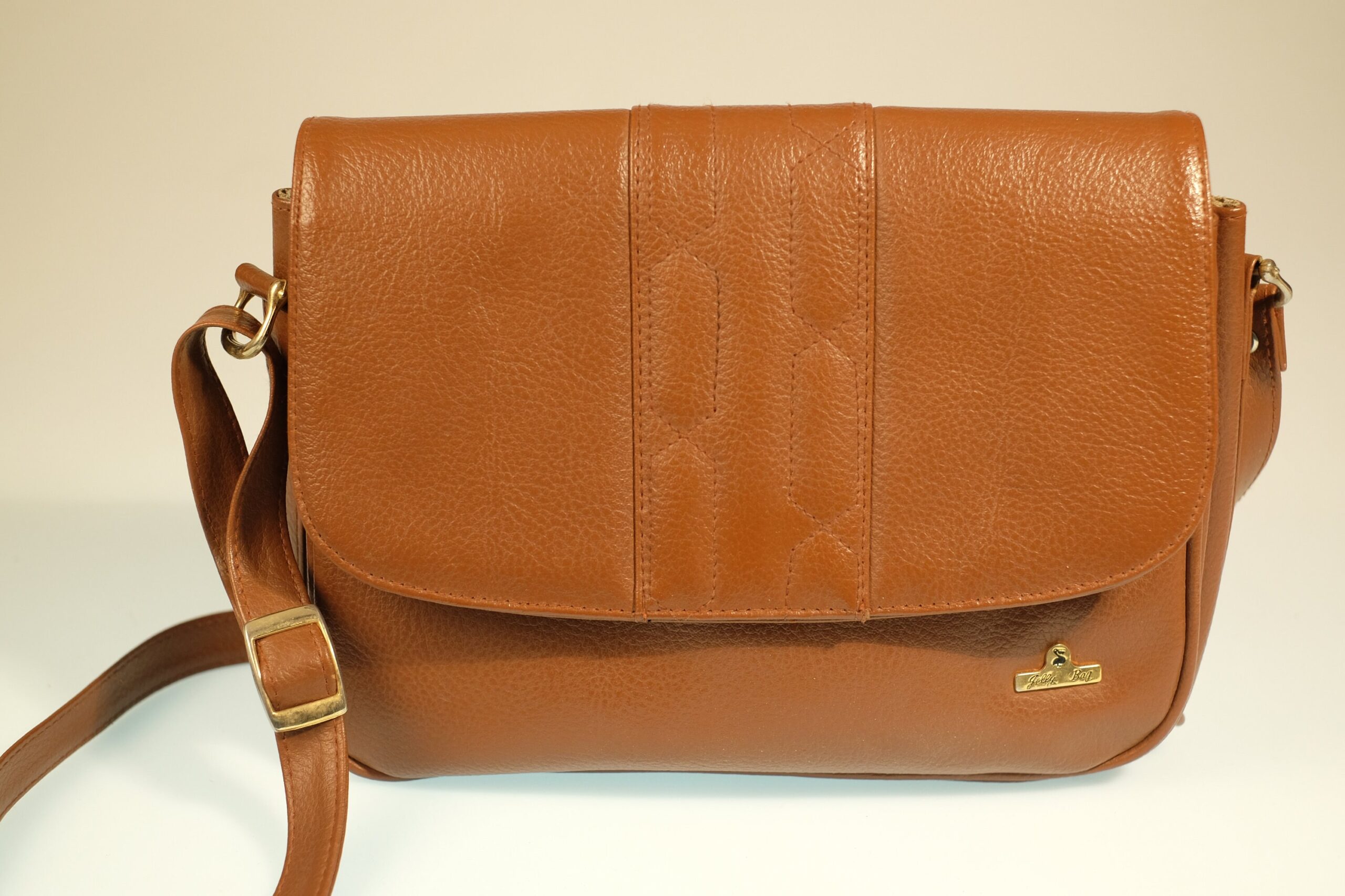 Vintage Brown Leather Shoulder Bag, Small Leather Purse, Cross Body Bag, Brown Leather Women Pouch - Image 3