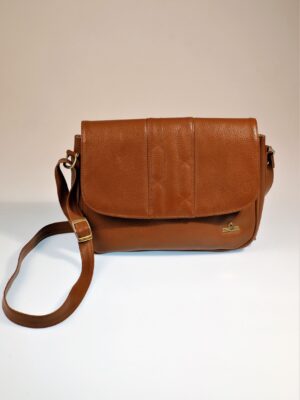 Vintage Brown Leather Shoulder Bag, Small Leather Purse, Cross Body Bag, Brown Leather Women Pouch
