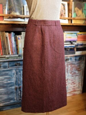 Vintage Magenta Pencil Skirt Size S