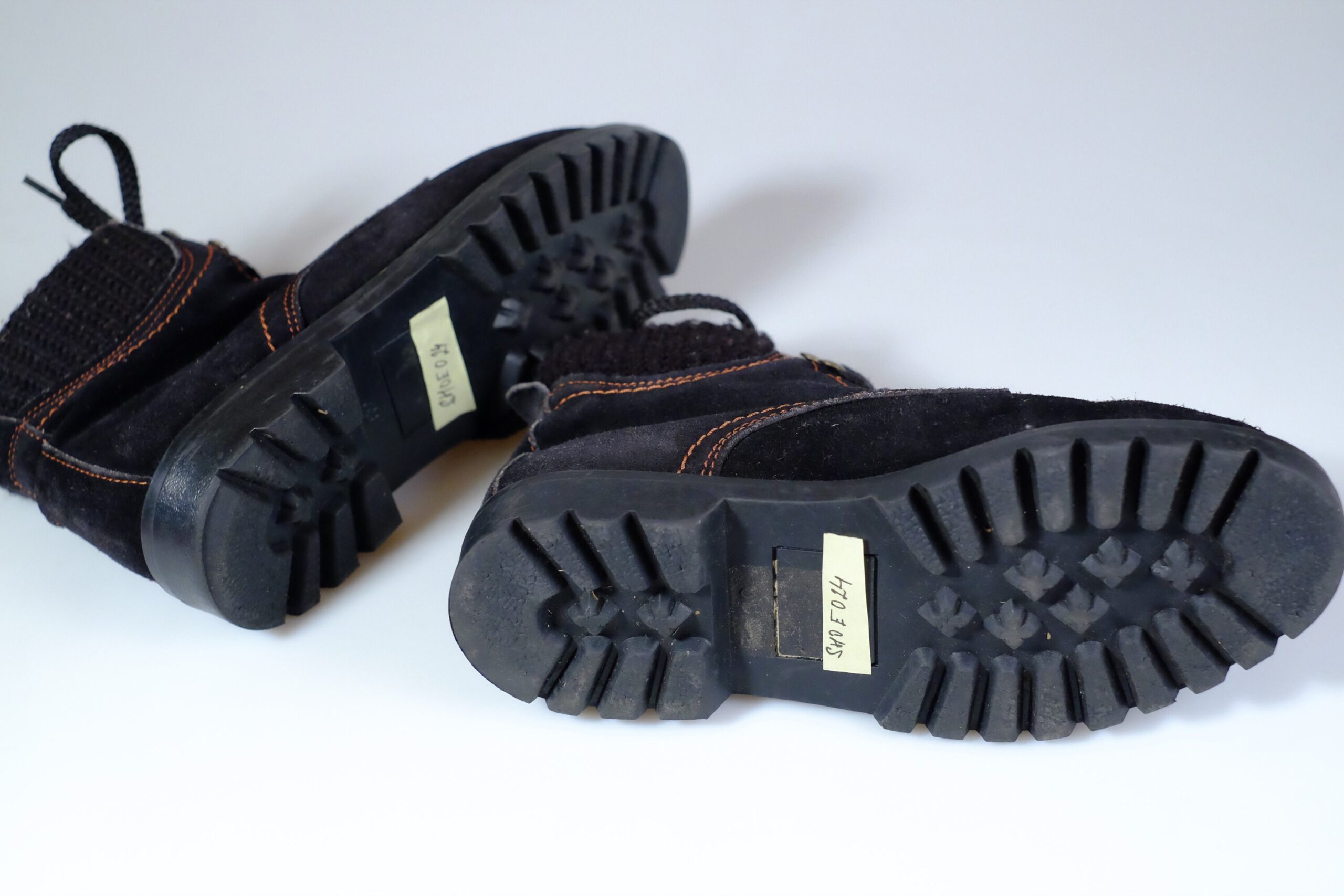 Vintage Black Lace up Hiking Boots eu38 Read the Description - Image 4