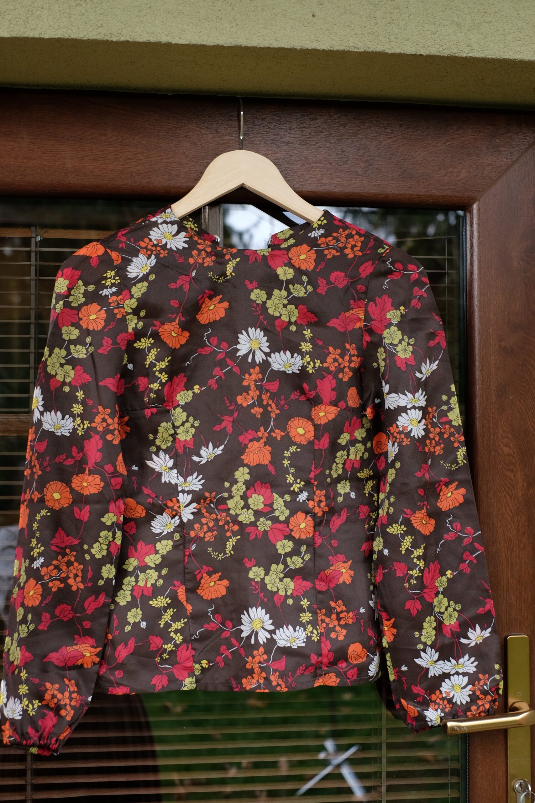 Vintage Handmade 70s Boho Hippie Floral Blouse - Image 4