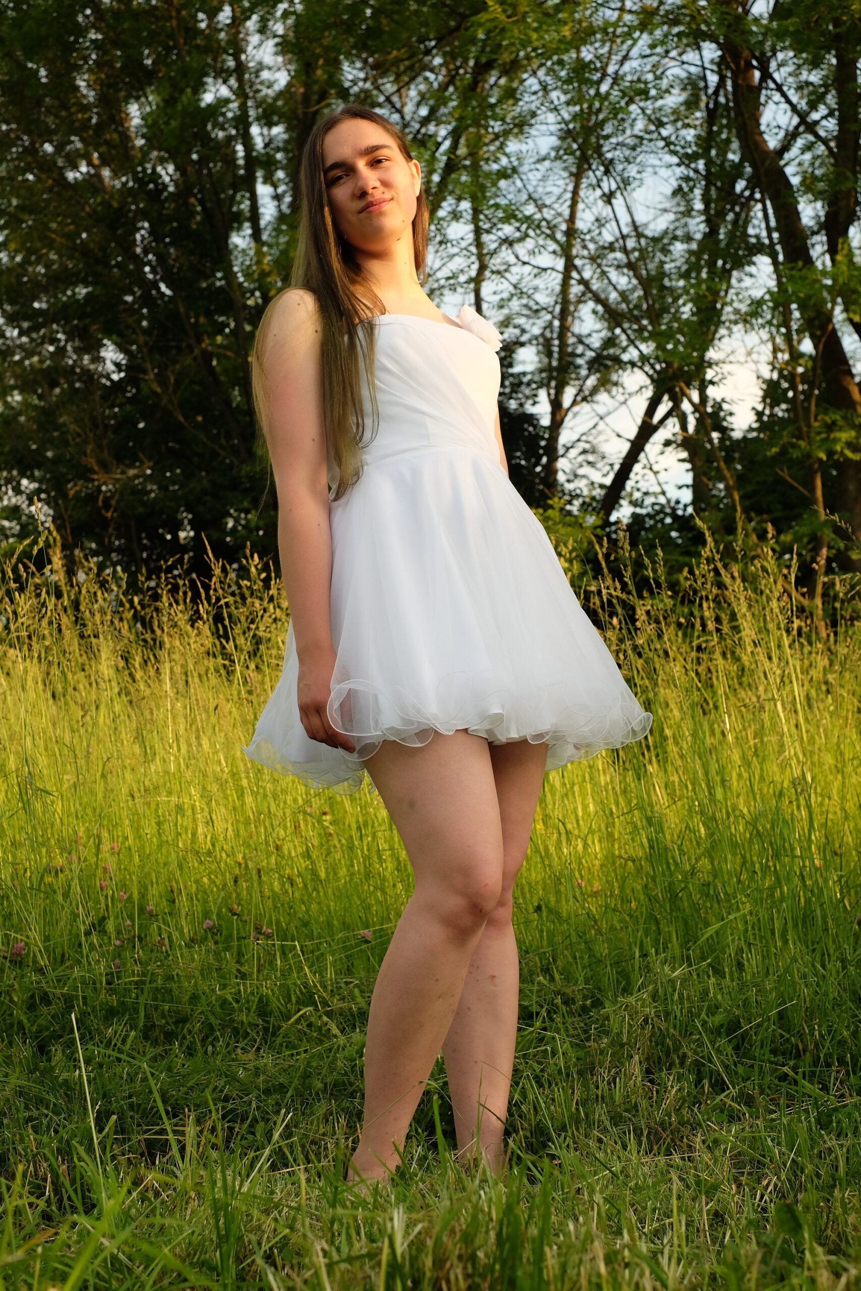 2000s Y2K Vintage Mini Wedding Dress XS - Image 5