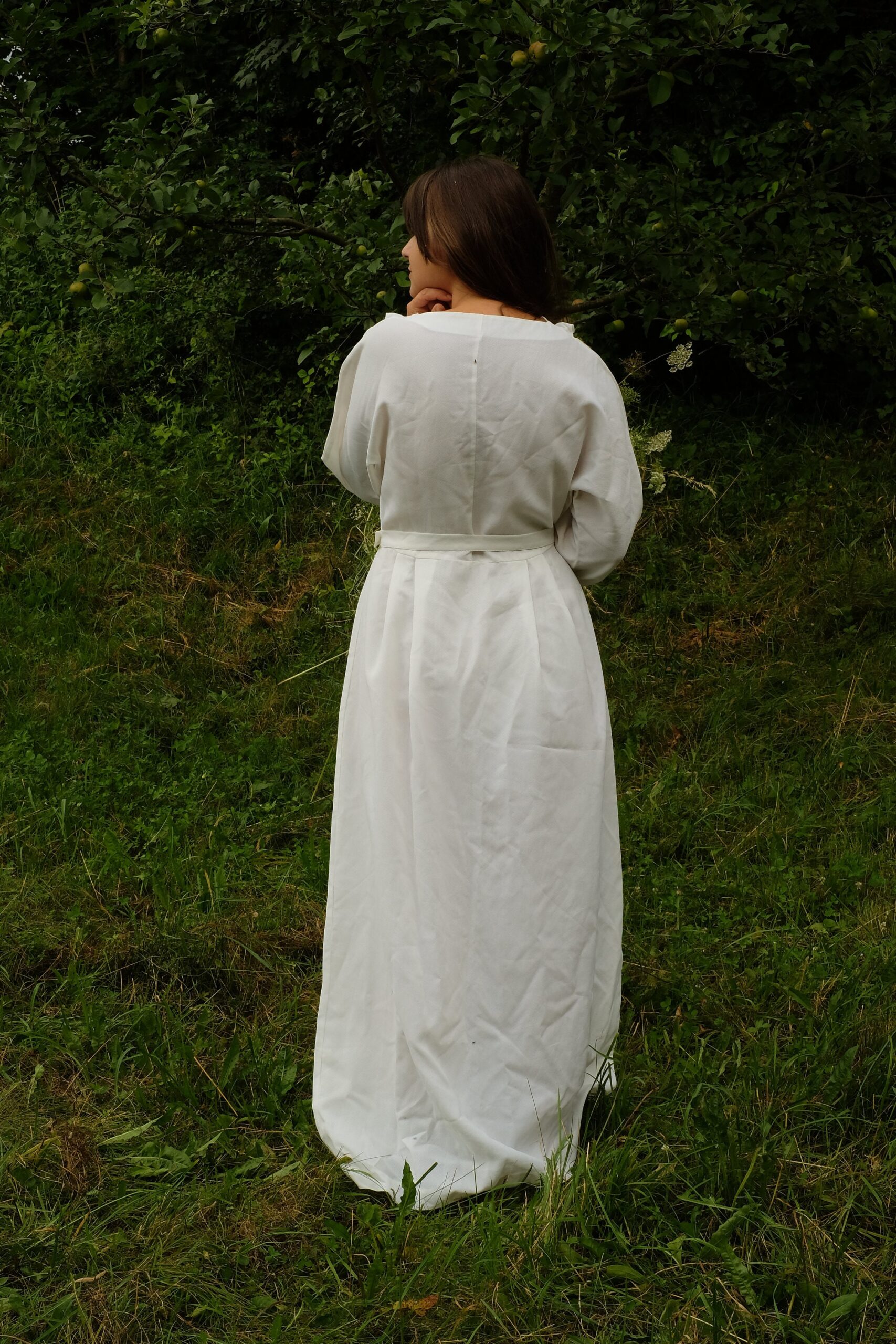 Vintage 60s/70s Boho Wedding Dress, Hippie Ethereal Bridal Gown - Image 10