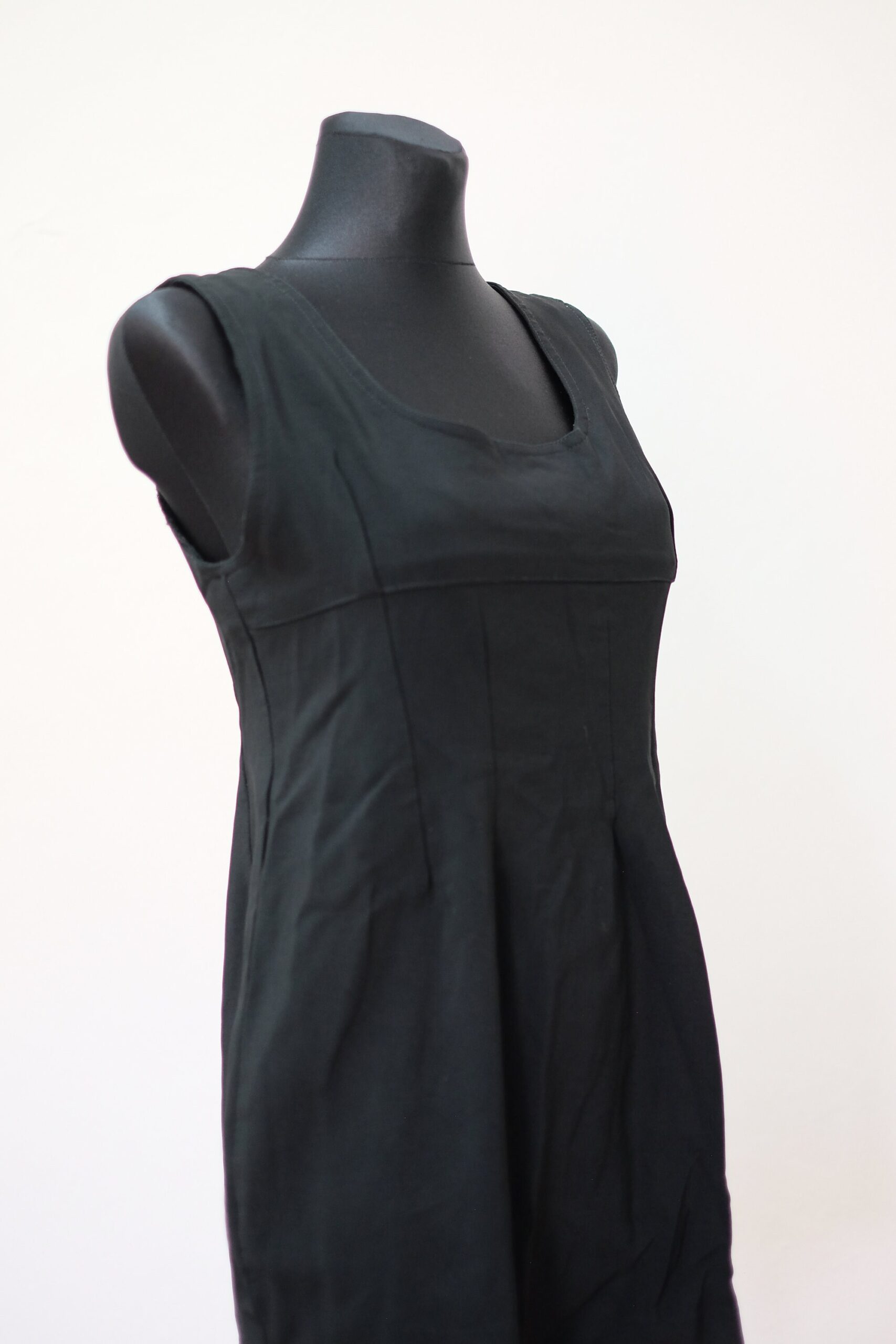 Vintage Black Mini LBD Dress - Image 2