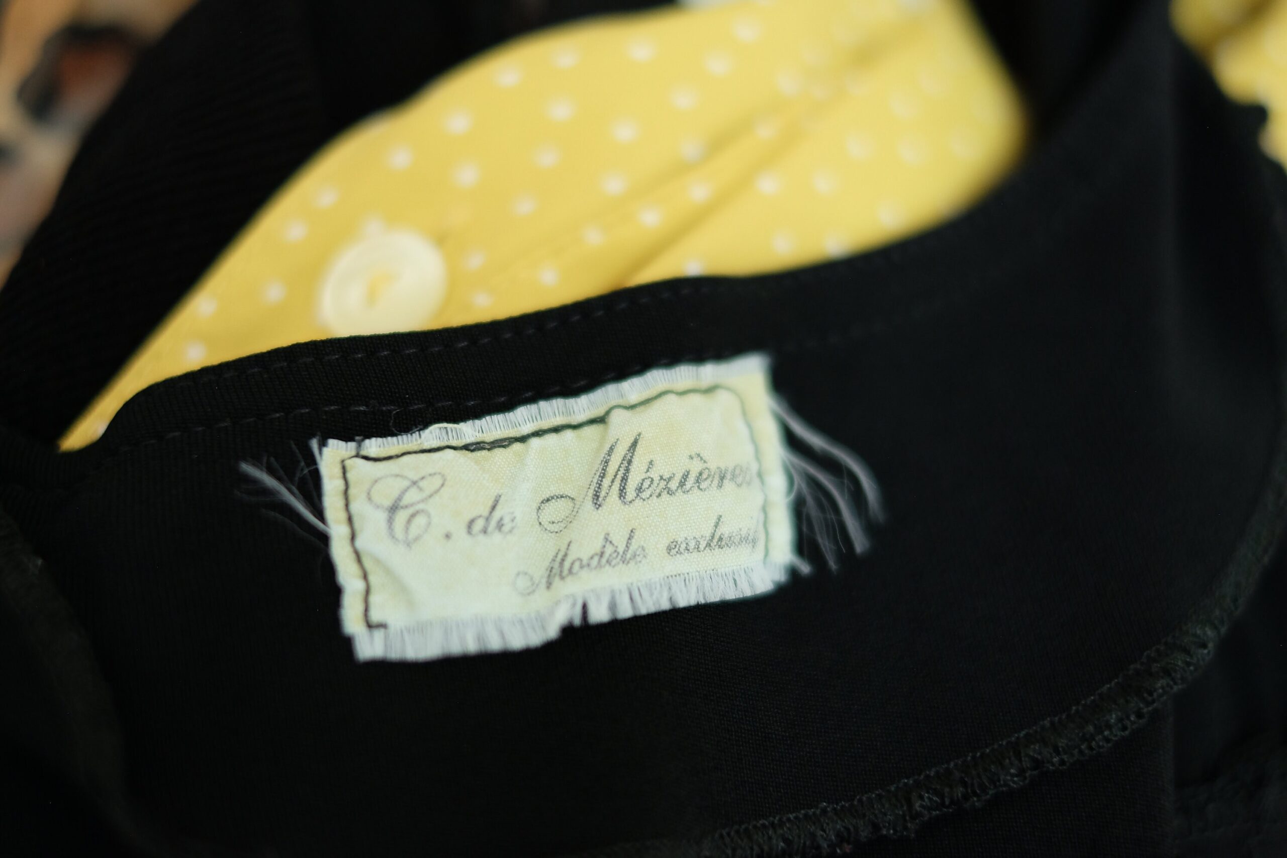 Vintage Black Mini LBD Dress - Image 10