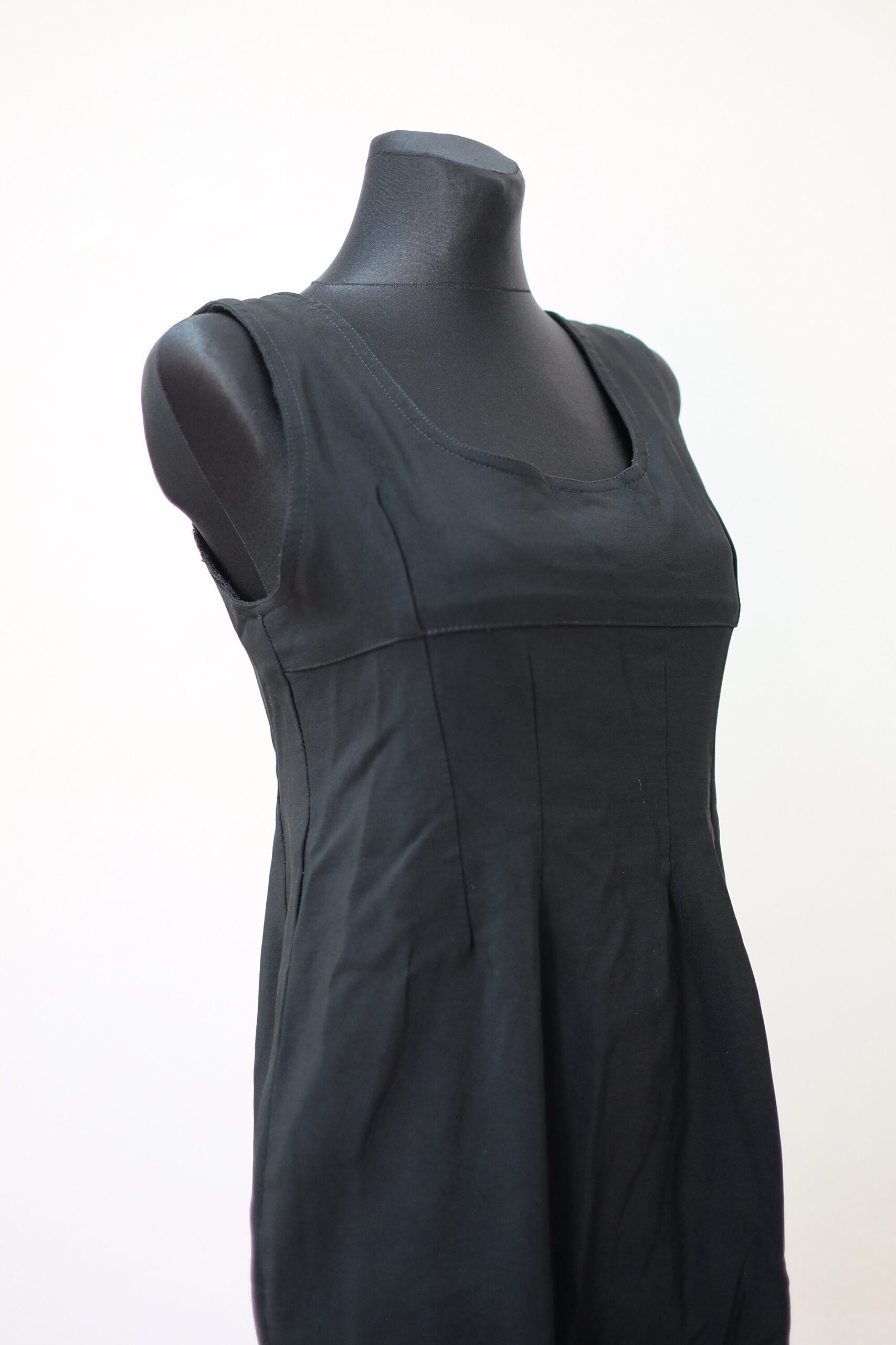 Vintage Black Mini LBD Dress - Image 3