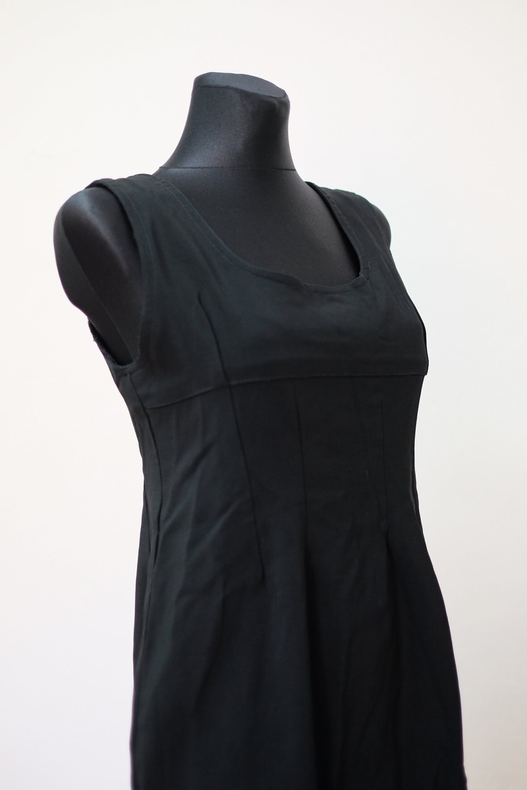 Vintage Black Mini LBD Dress - Image 4