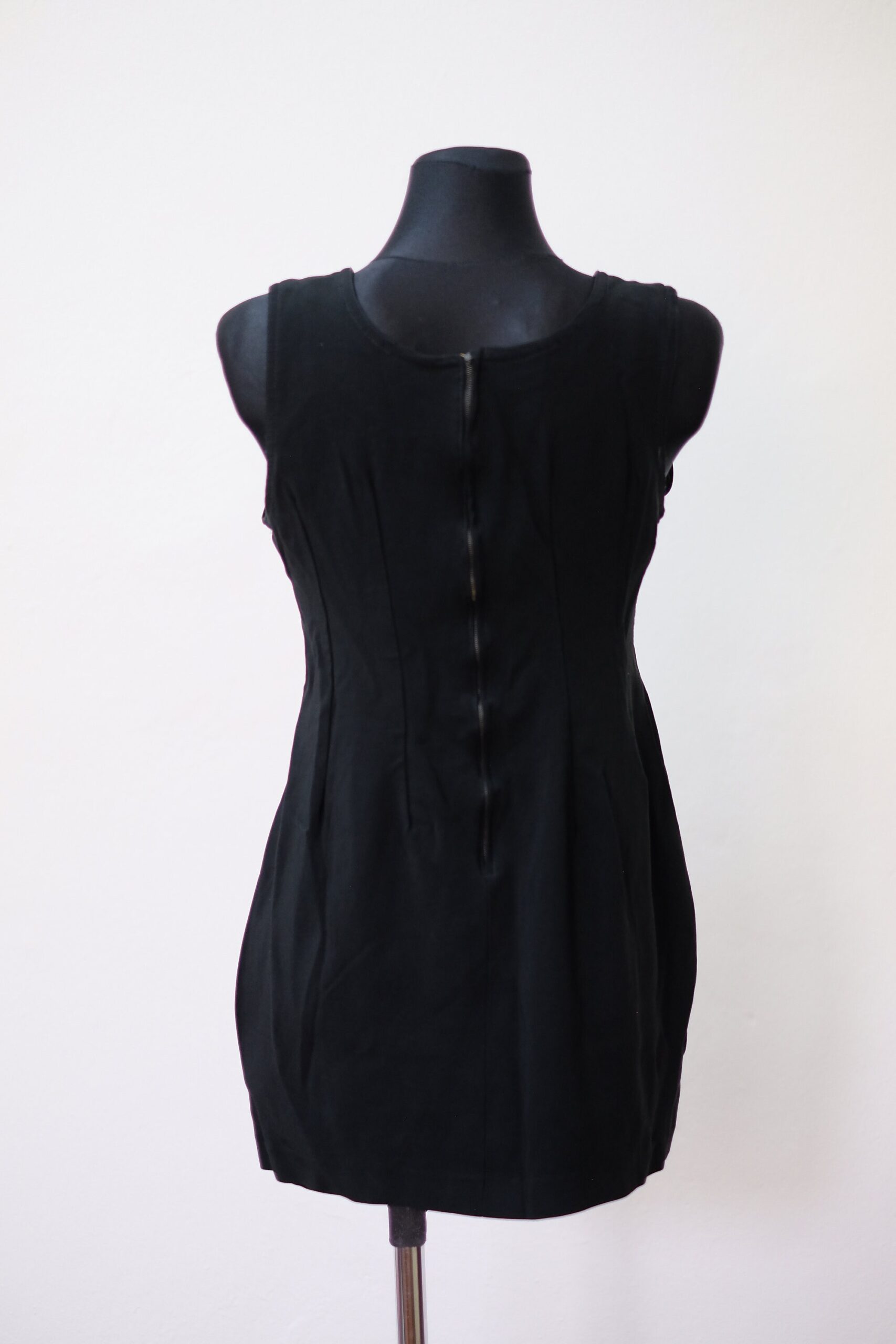 Vintage Black Mini LBD Dress - Image 6