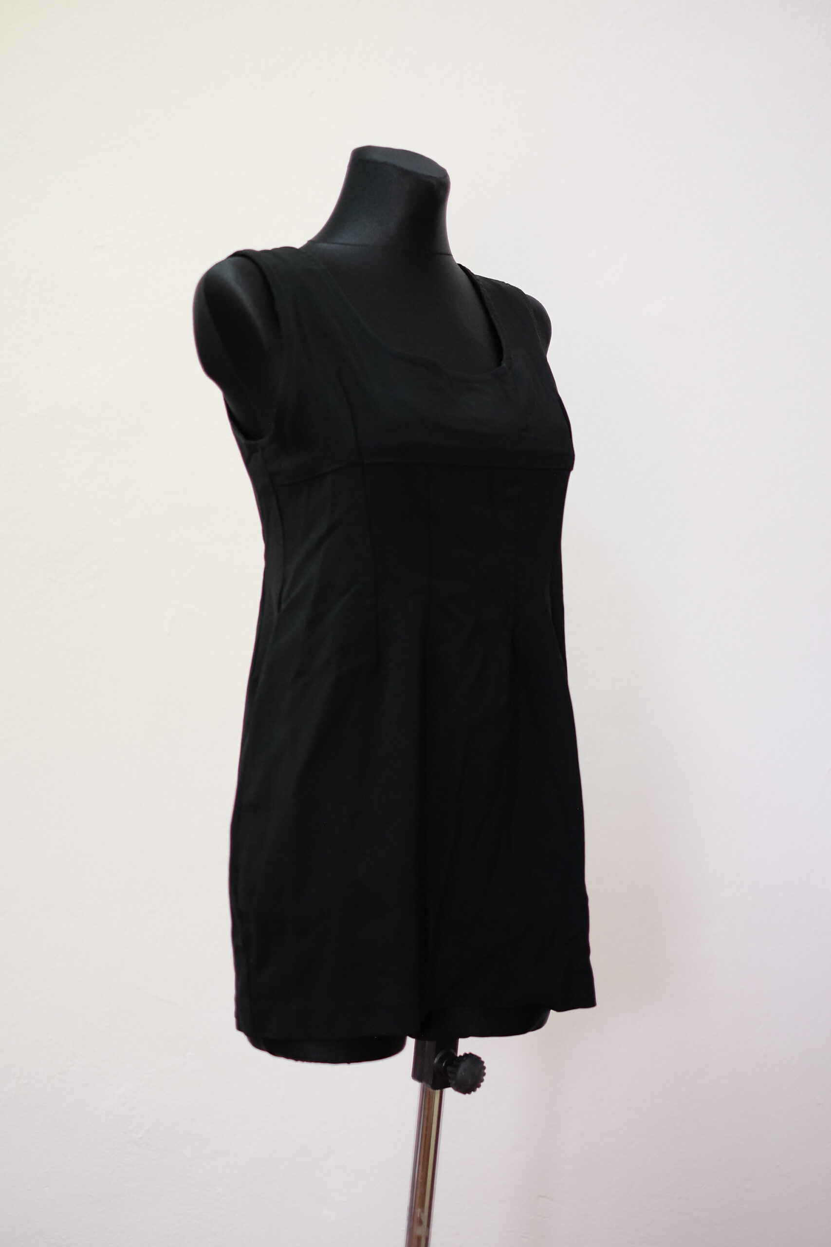 Vintage Black Mini LBD Dress - Image 7