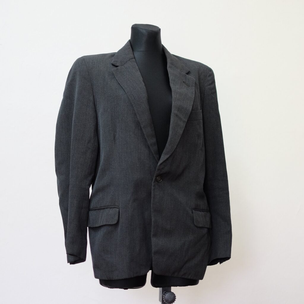 Vintage Dark Gray Men's Suit Jacket/ Blazer