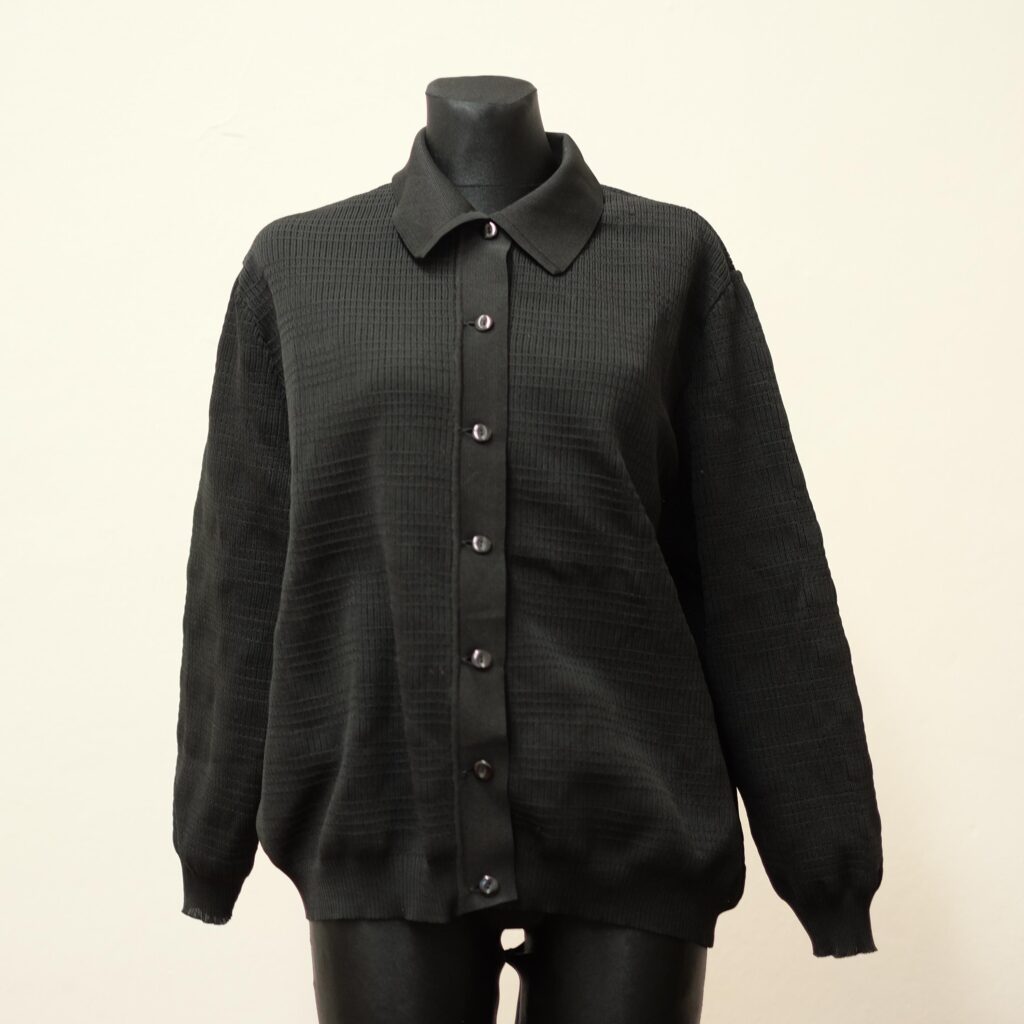 Vintage Black MOD Button Up Cardigan