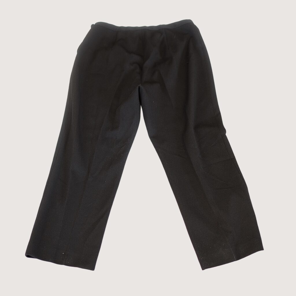 VIntage Men's Black Ribbed Trousers