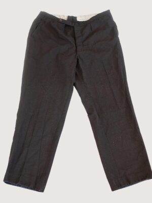 Men's Vintage Dark Gray Smart Trousers