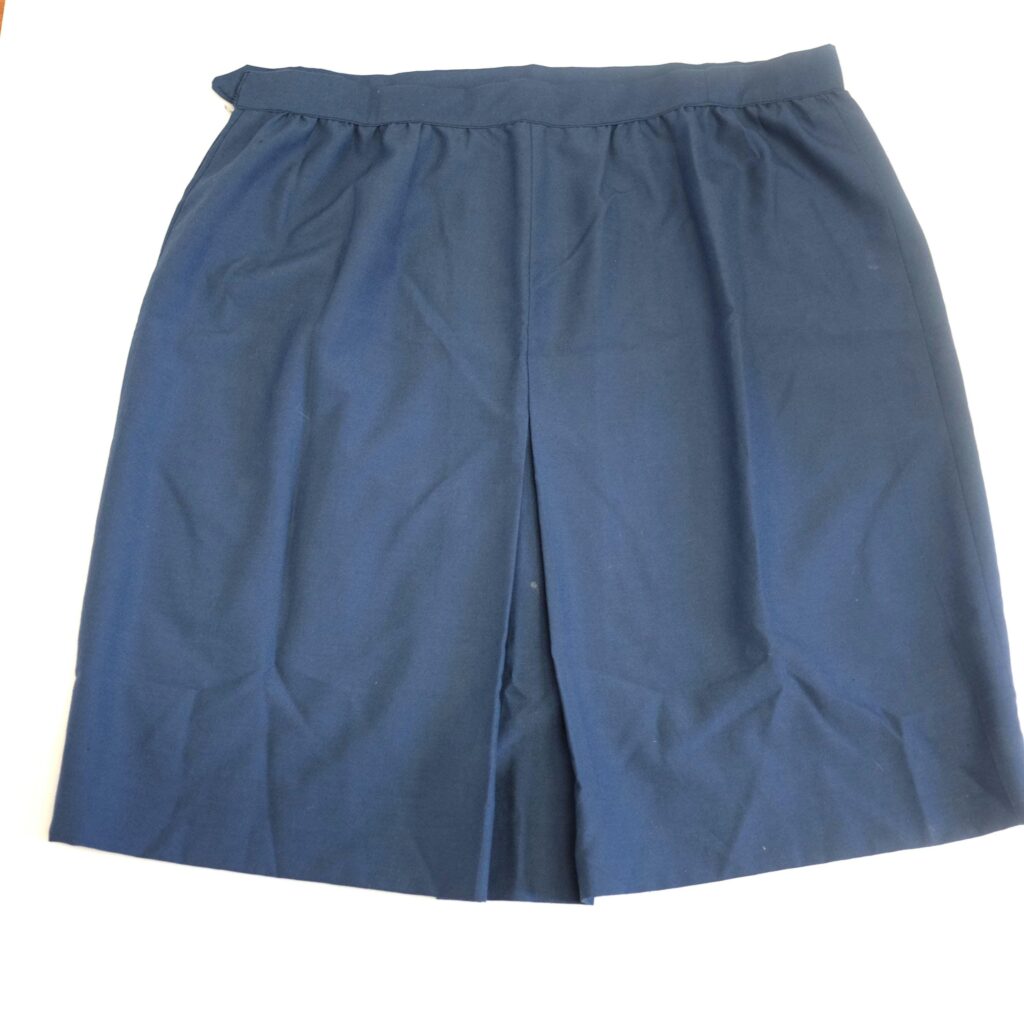 Vintange Blue Plus Size Skirt EU Size W52