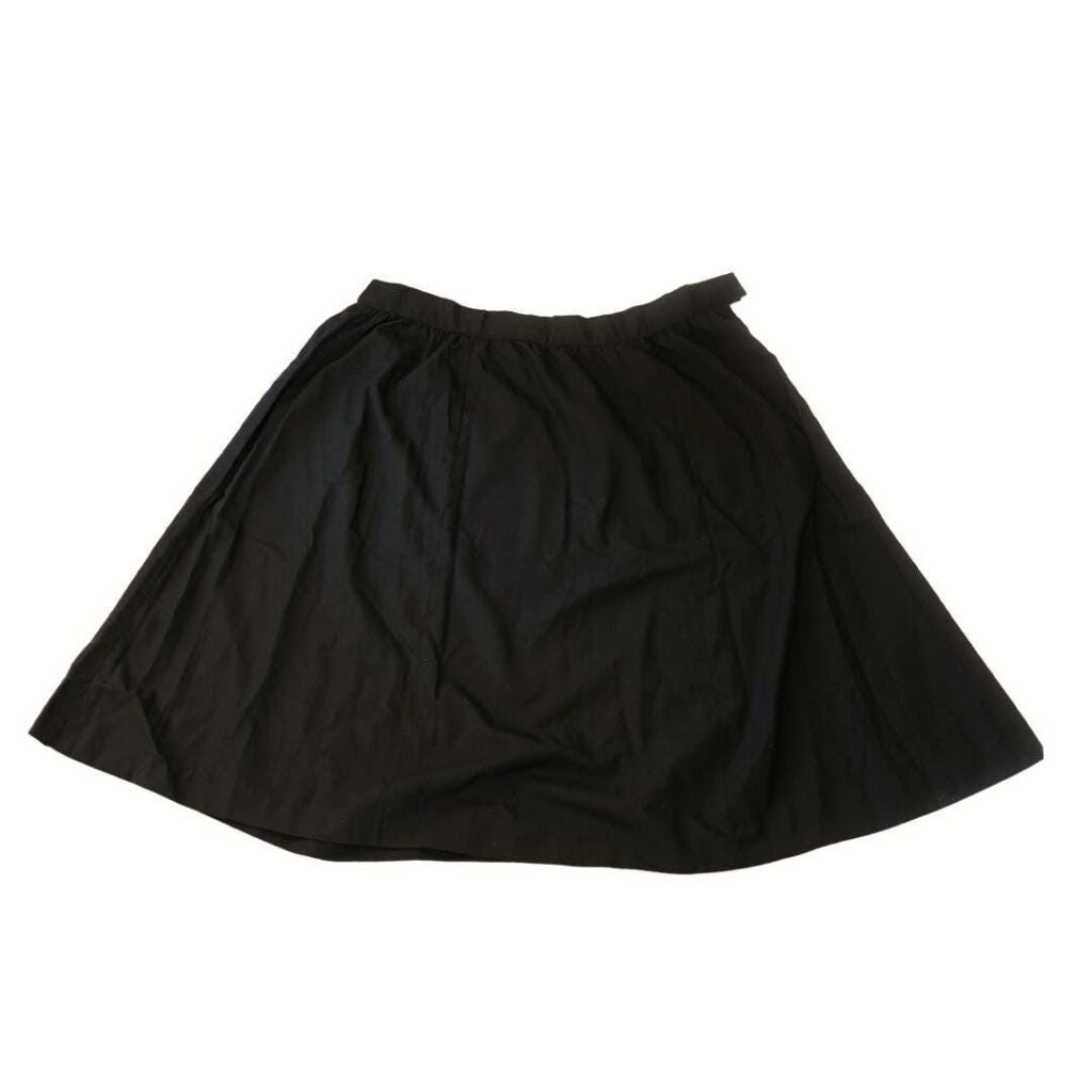 Vintage Plus Sized Black  A line Skirt EU Size W52