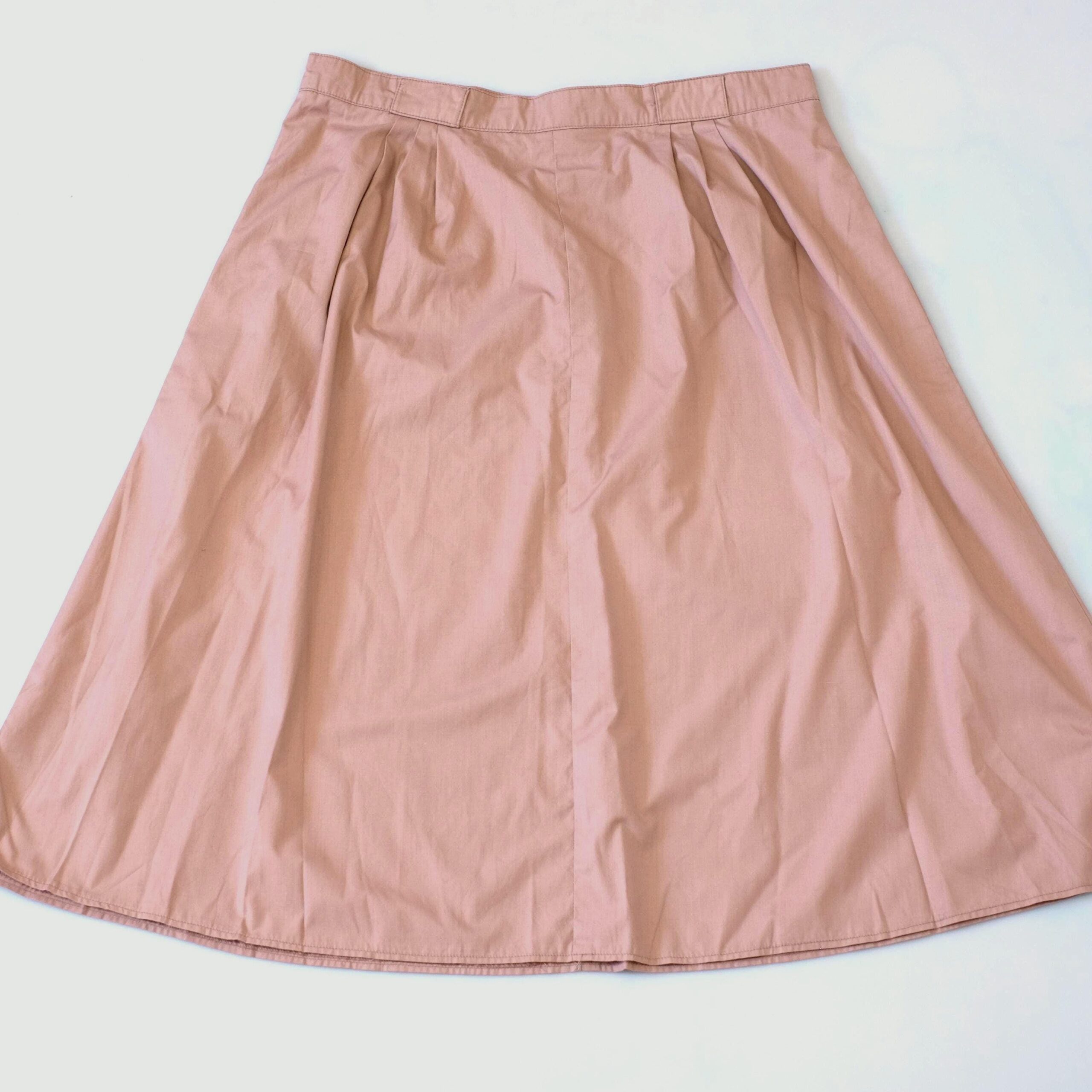 Vintage Salmon Pink A line Skirt Size XXL - Image 2