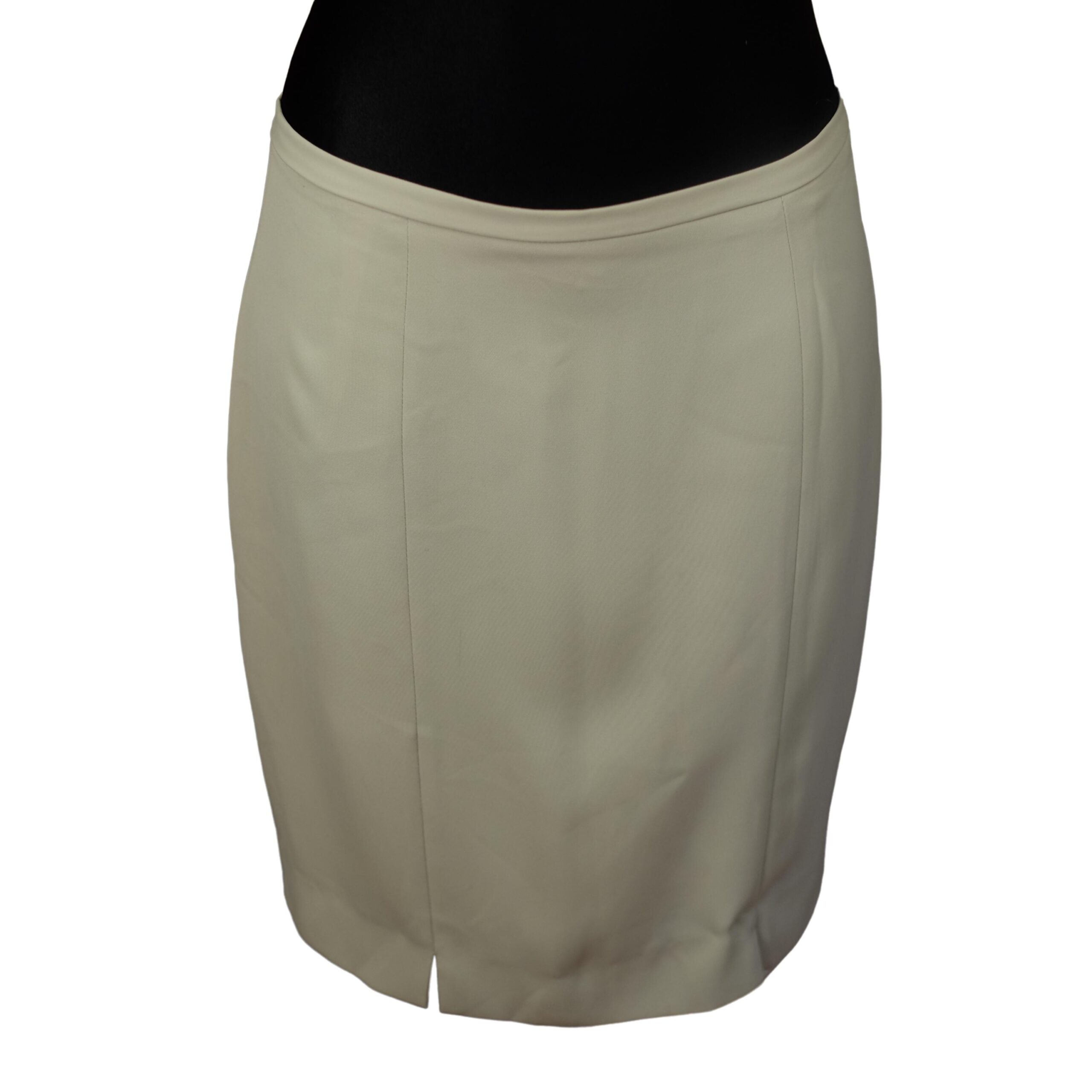 Lime Cream Green Mini Pencil Skirt - Image 5