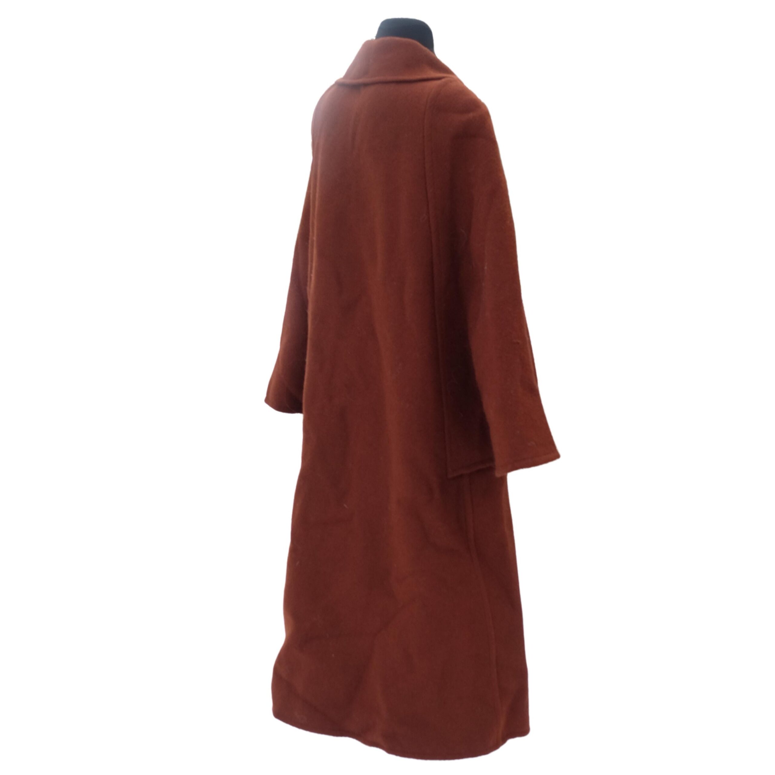 Vintage 60s Caramel Brown Cape Coat - Image 7