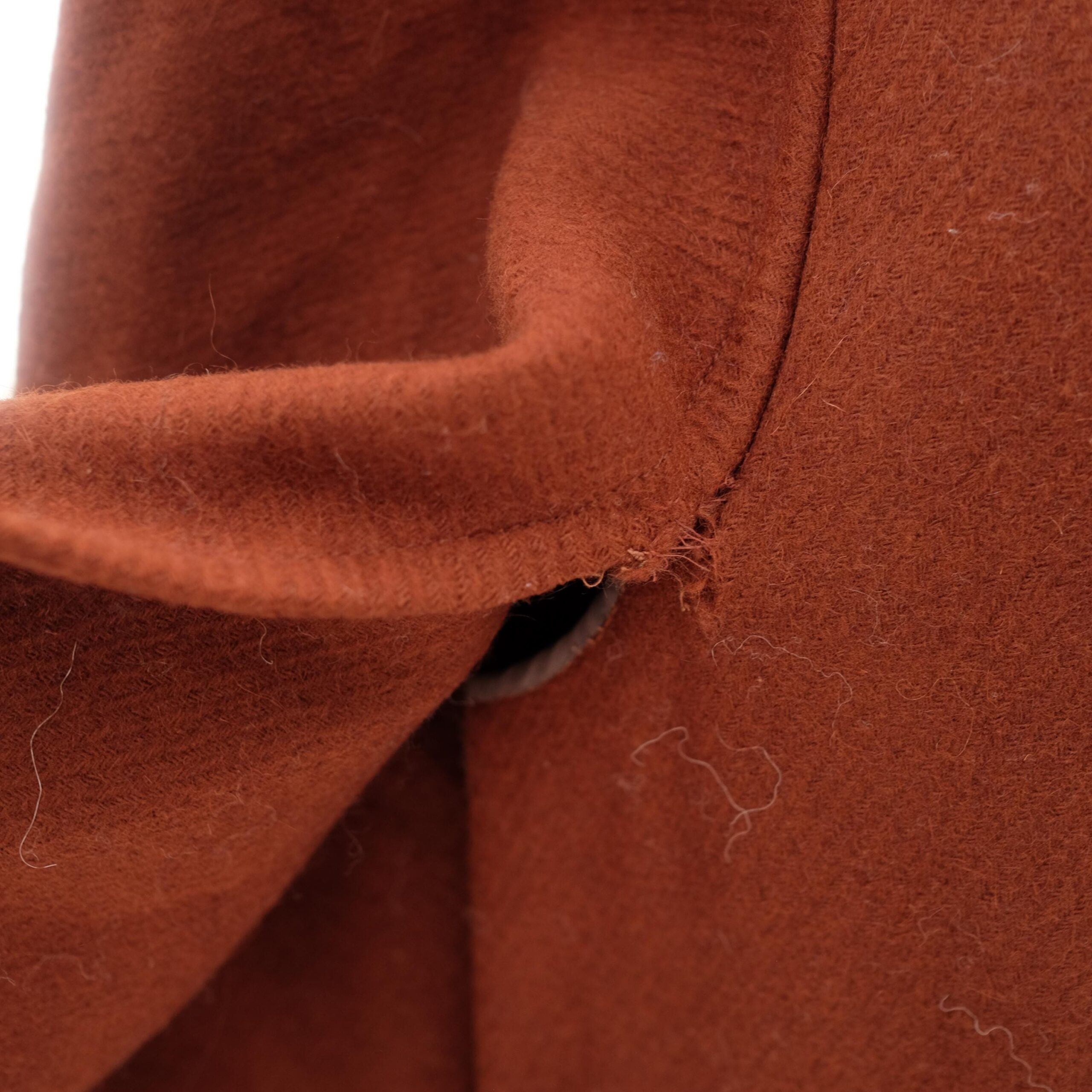 Vintage 60s Caramel Brown Cape Coat - Image 9