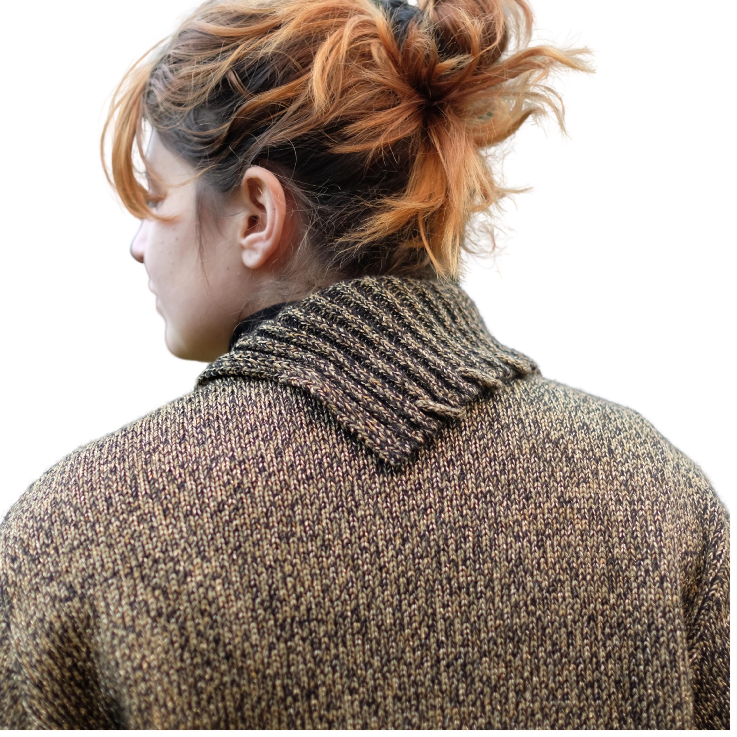 Vintage Cable Knit Golden Jumper - Image 6