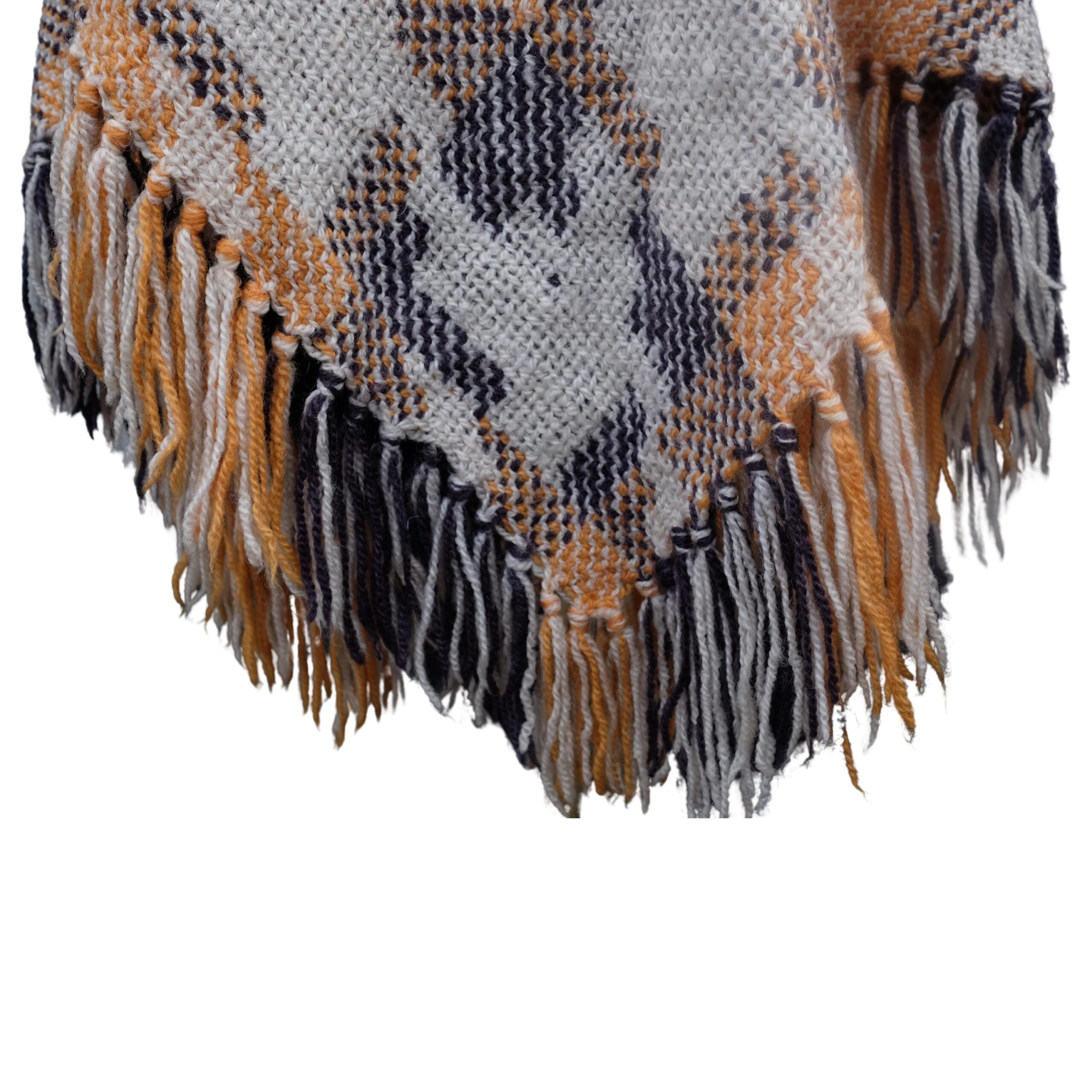 Vintage Reversible Elegant Poncho - Image 7