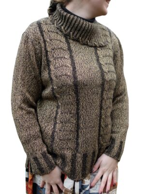 Vintage Cable Knit Golden Jumper