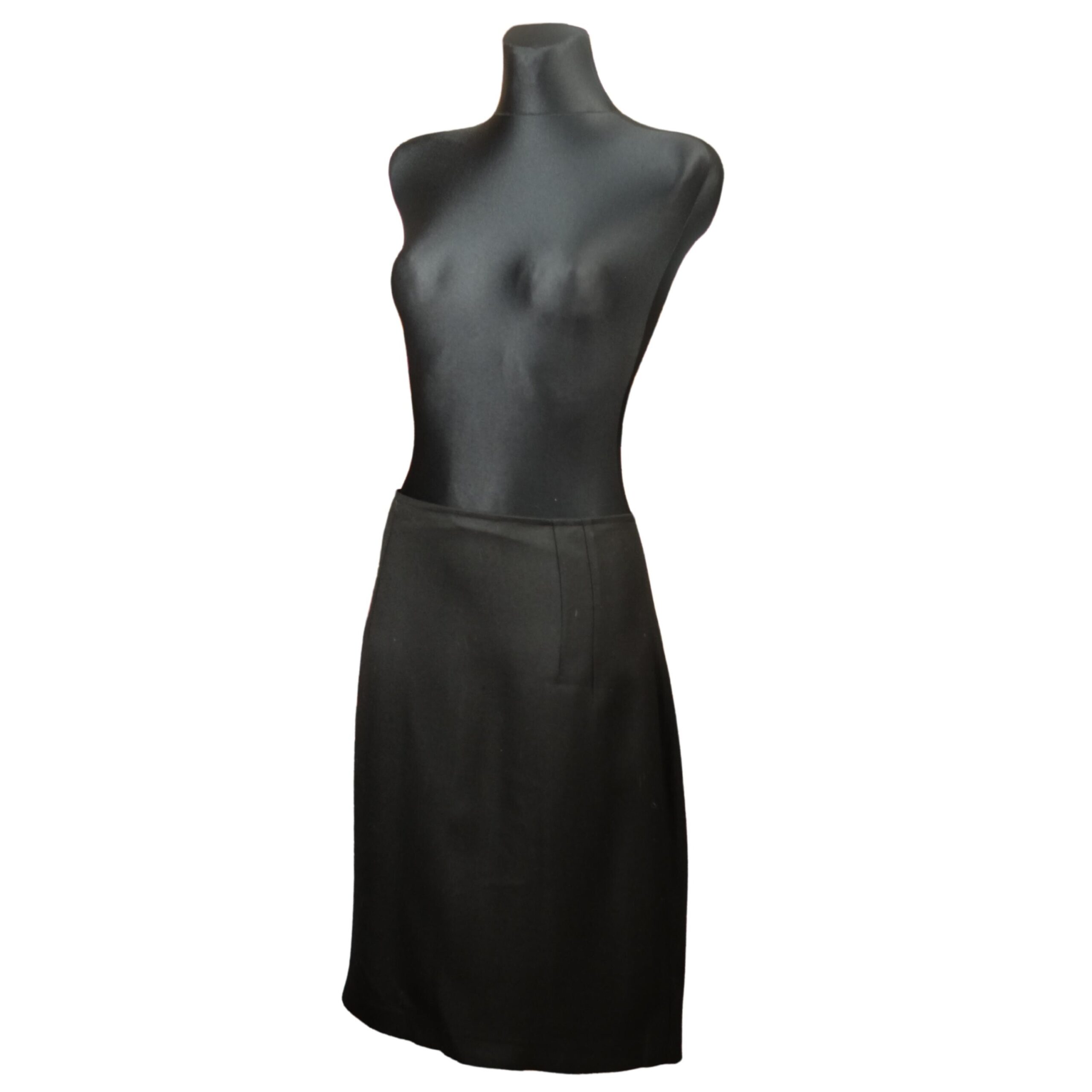 Vintage Black Pencil Skirt - Image 2