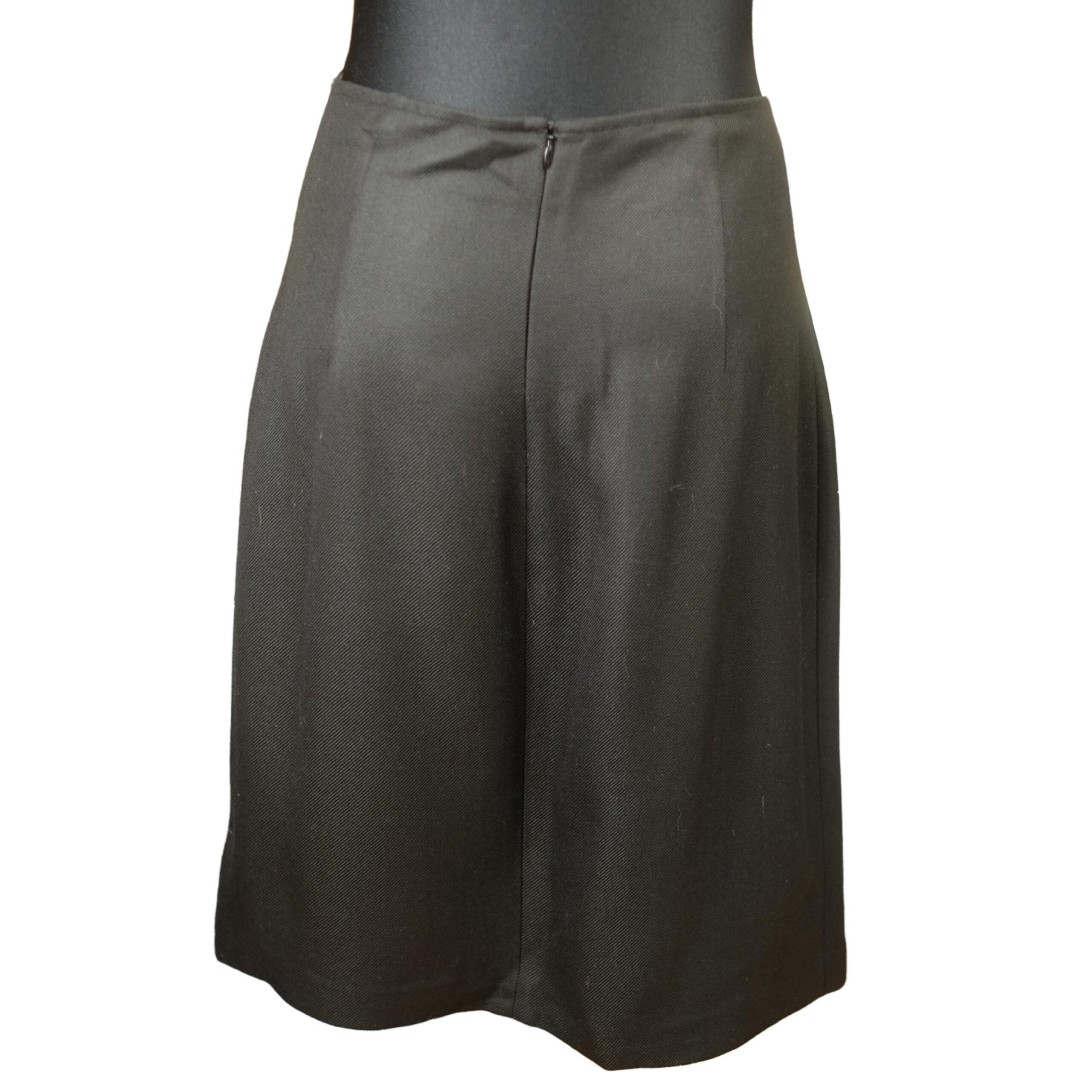 Vintage Black Pencil Skirt - Image 6