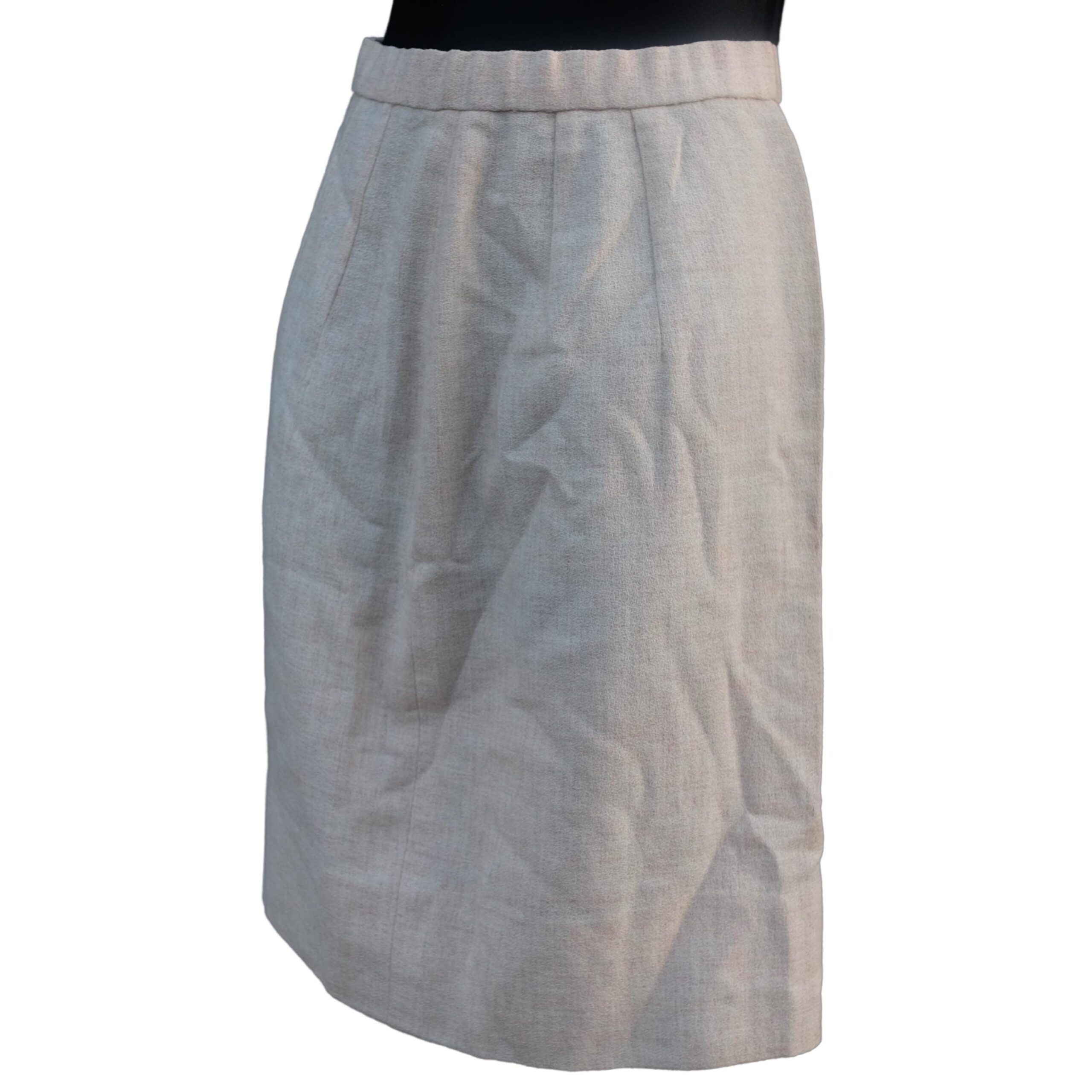 Vintage Handmade Soft Pink Pencil Skirt, Office skirt, School outfit