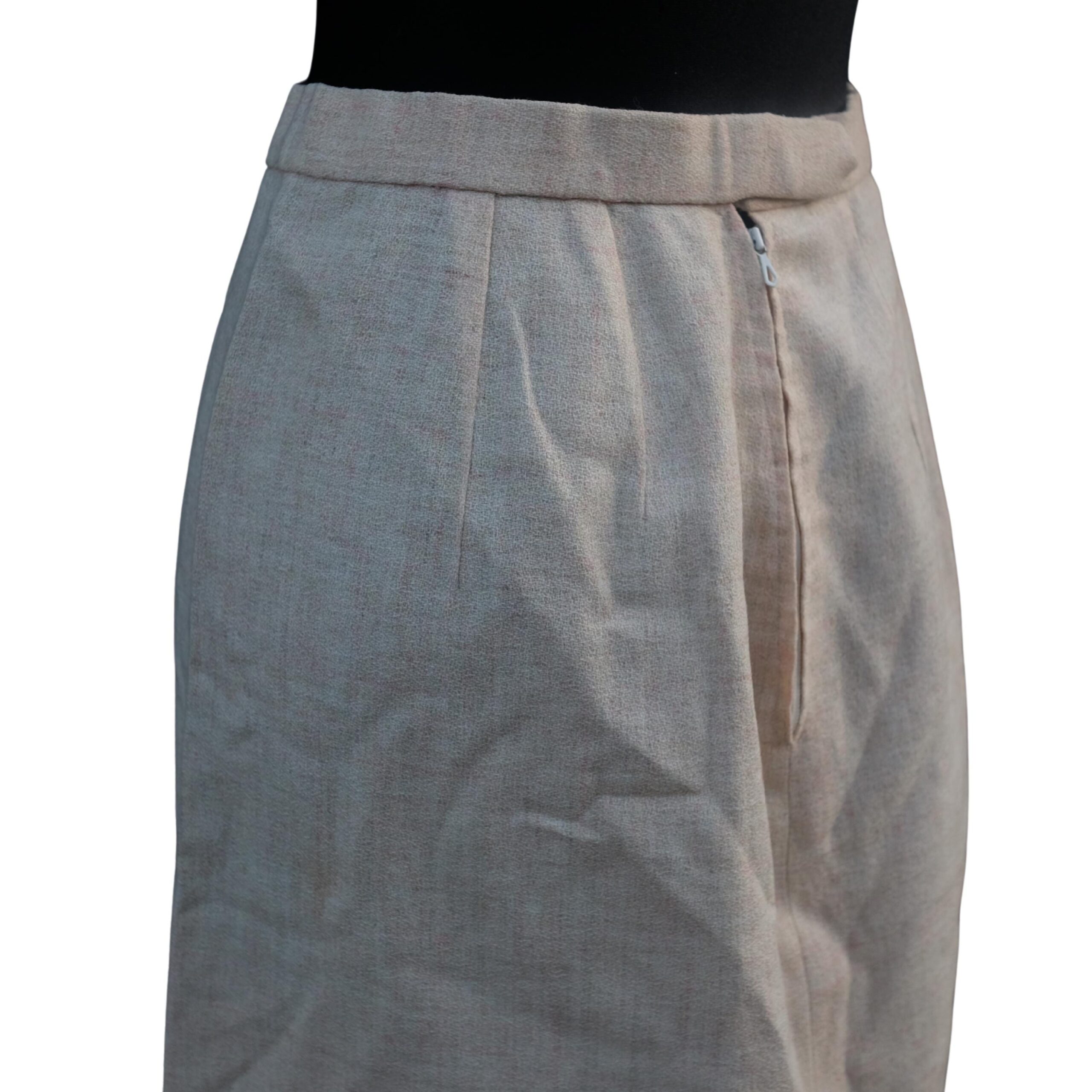 Vintage Handmade Soft Pink Pencil Skirt, Office skirt, School outfit - Image 4