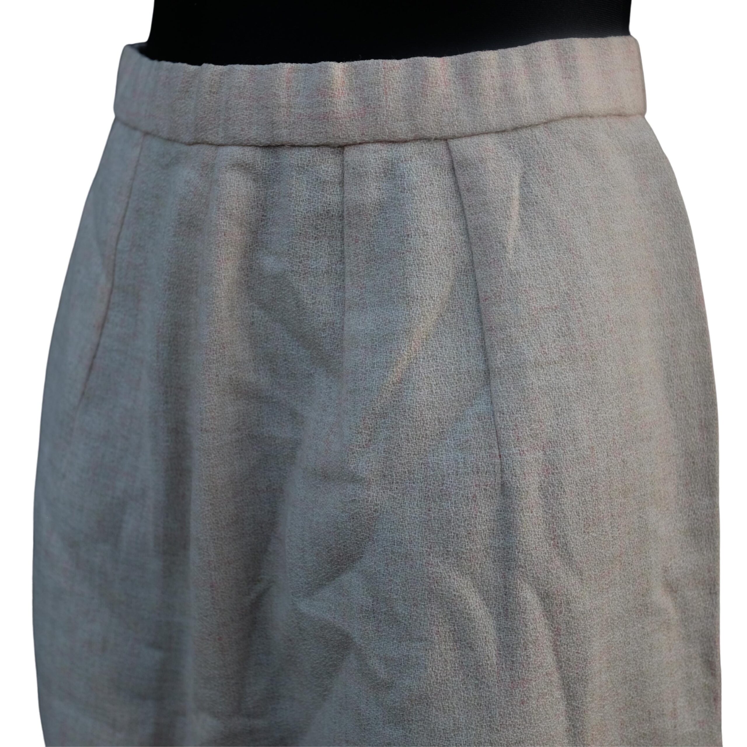 Vintage Handmade Soft Pink Pencil Skirt, Office skirt, School outfit - Image 2