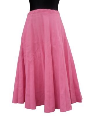 Vintage Pink Pleated Skirt, Positive Spring Vibes