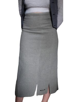 Vintage Warm Wool Pencil skirt in Ankle Length