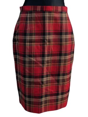Vintage Plaid/Tartan Pencil Skirt St Michael for M&S