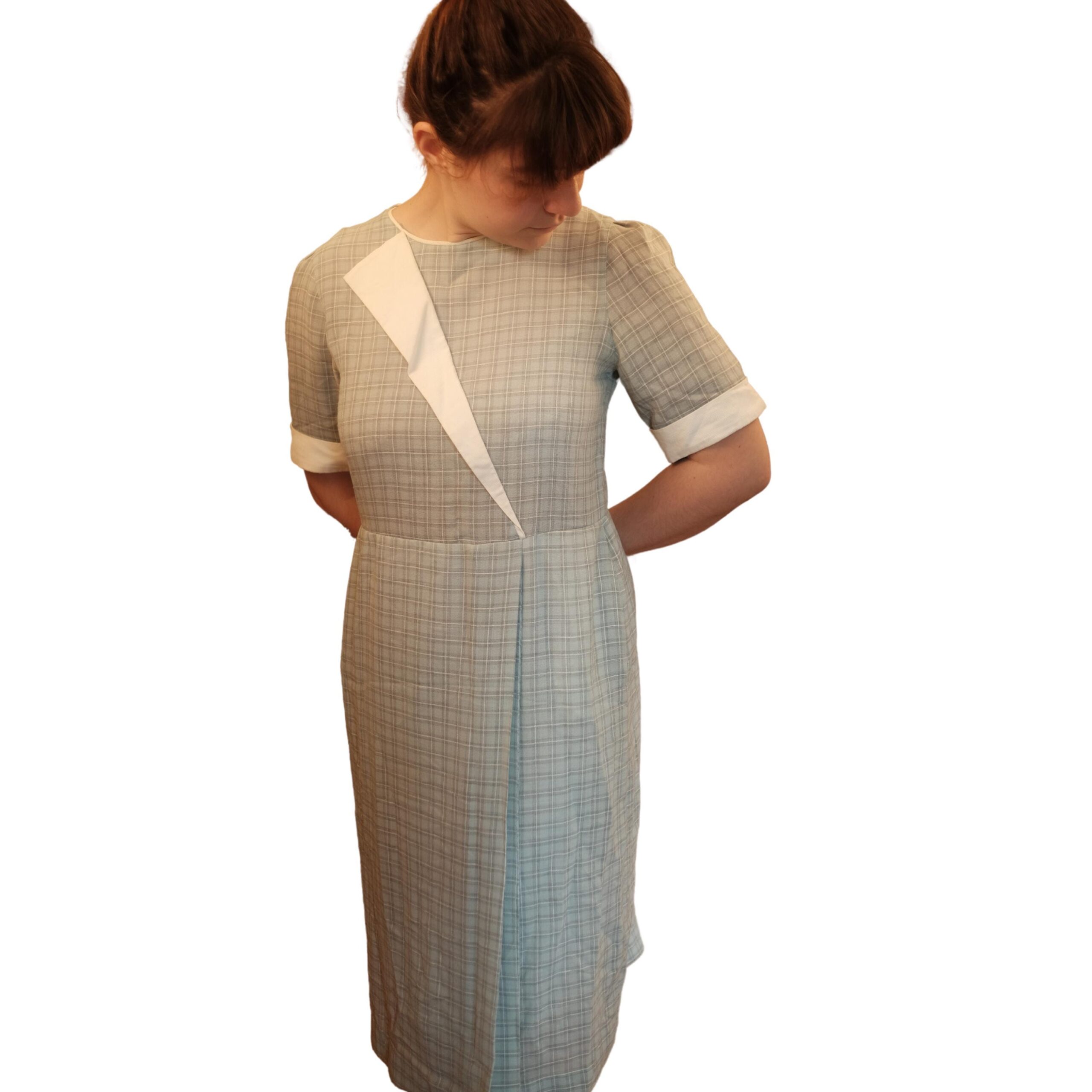 Vintage Blue 80s Dress - Image 5