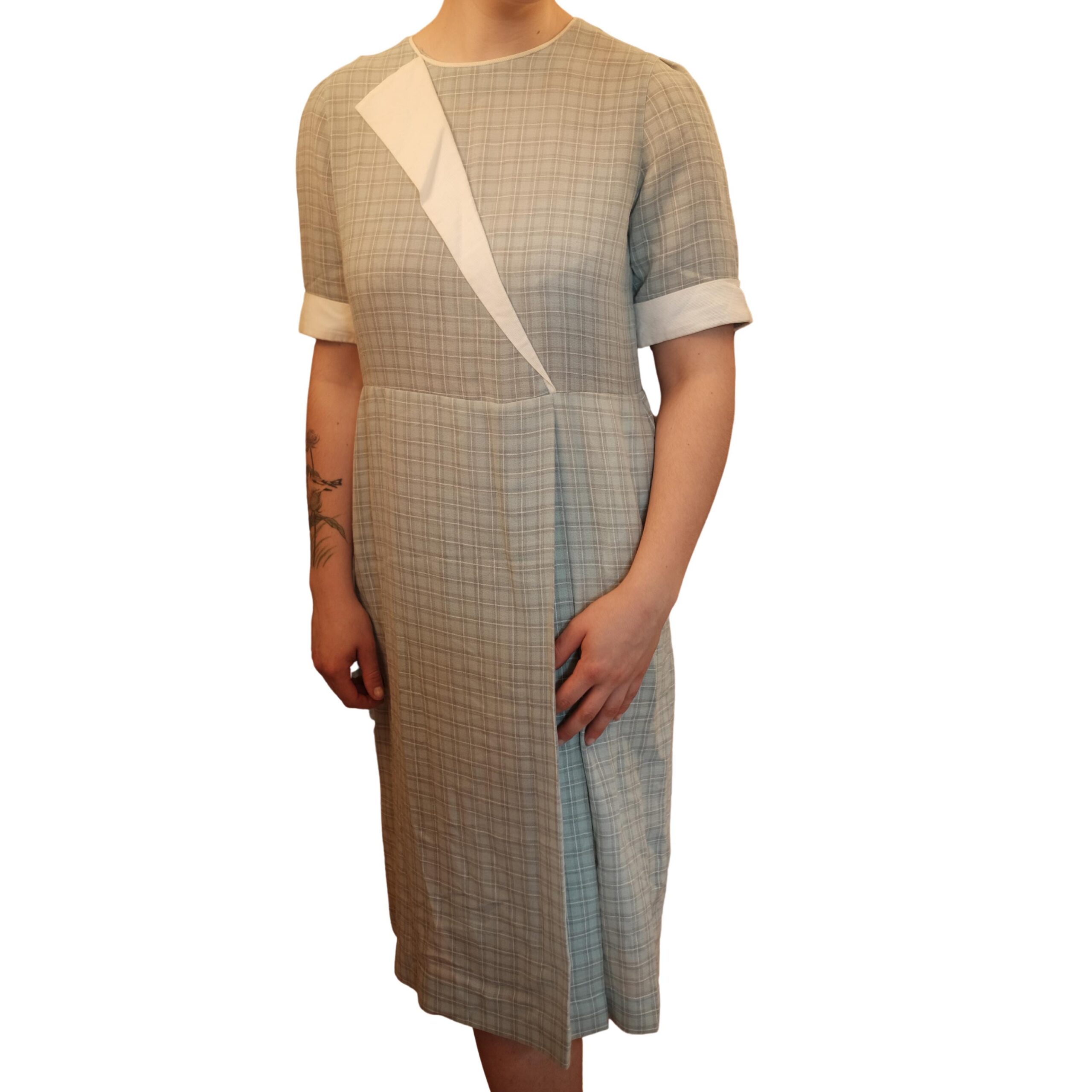 Vintage Blue 80s Dress - Image 3
