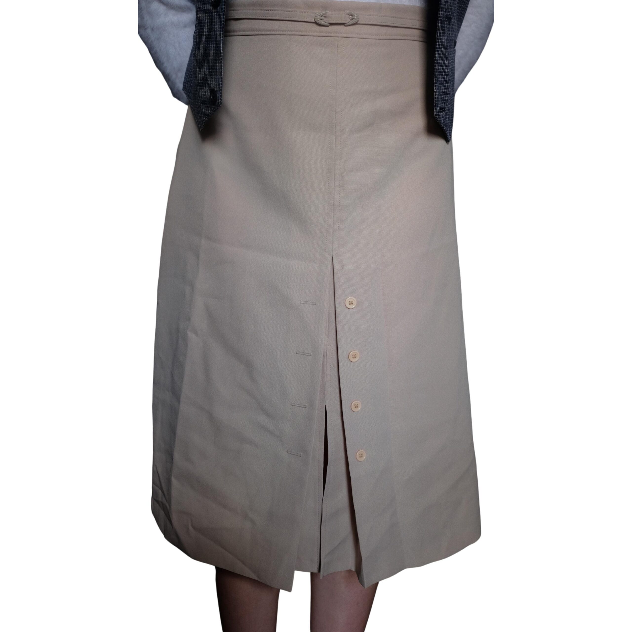Vintage Simple Cream Skirt - Image 6
