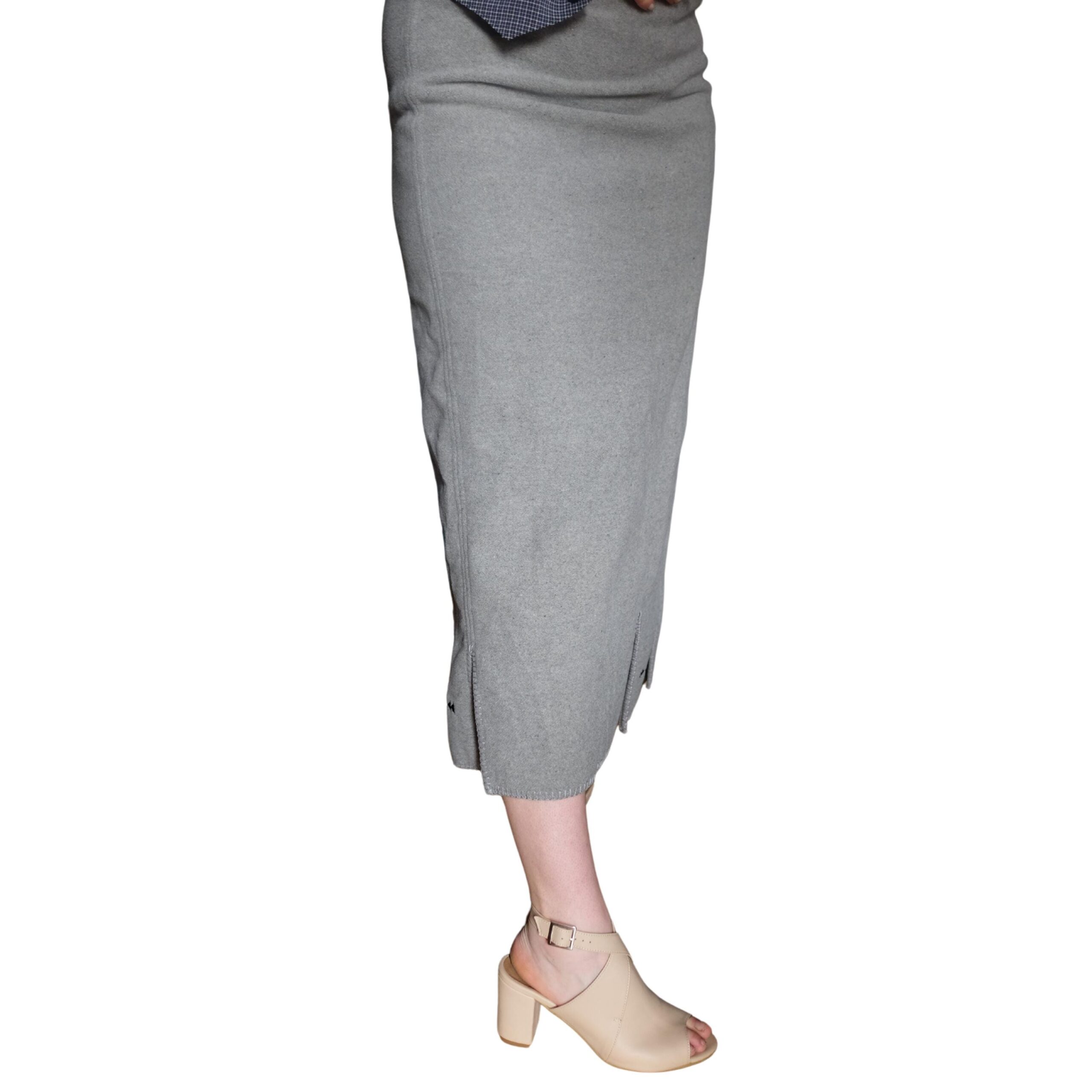 Vintage Warm Wool Pencil skirt in Ankle Length - Image 7