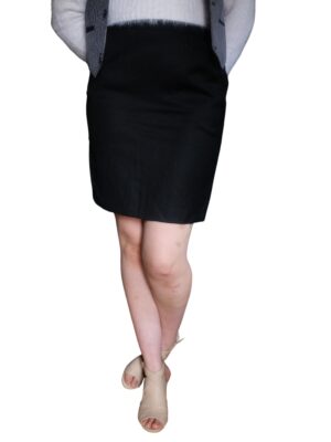 Vintage Black Mini Pencil Skirt, Office Business School outfit