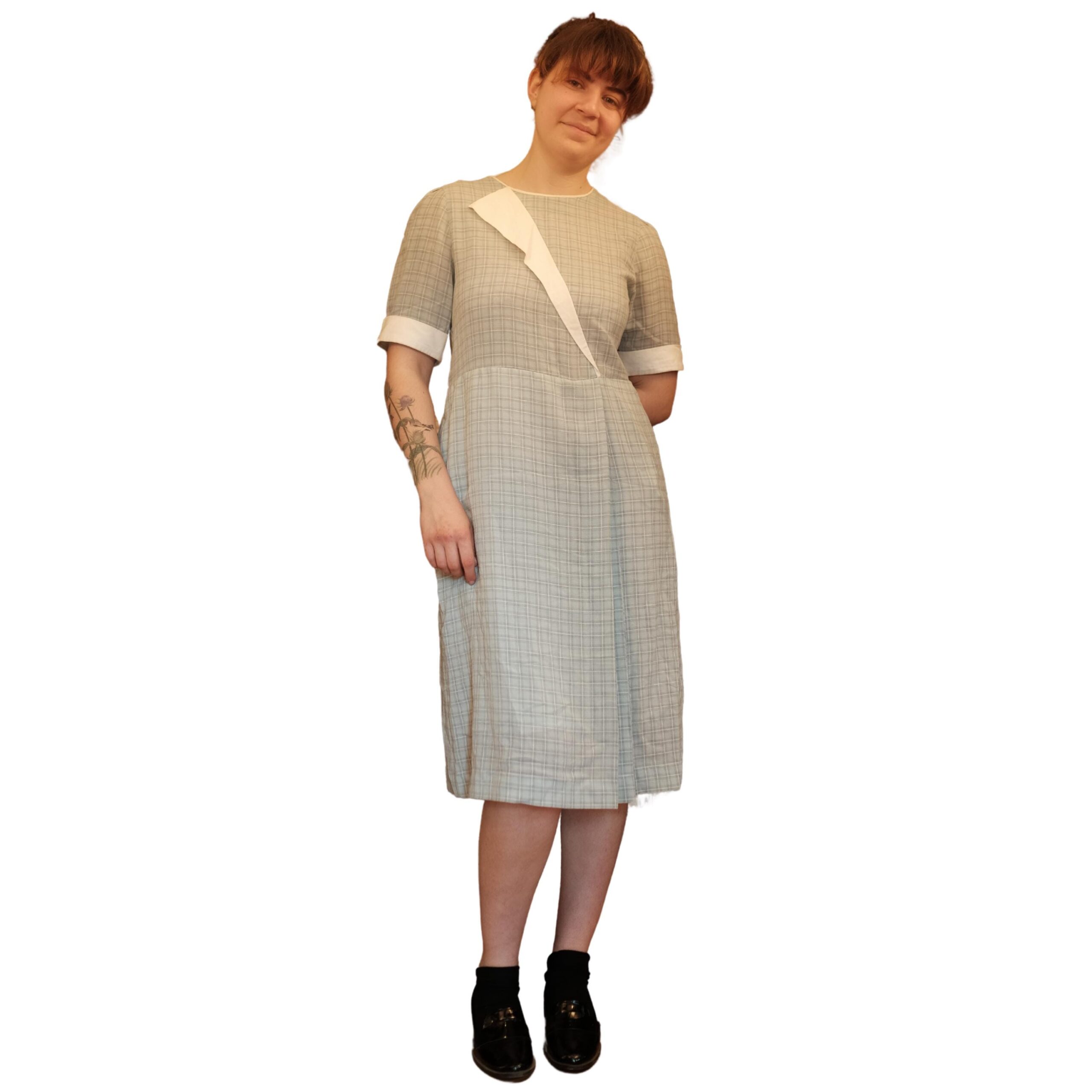 Vintage Blue 80s Dress - Image 8