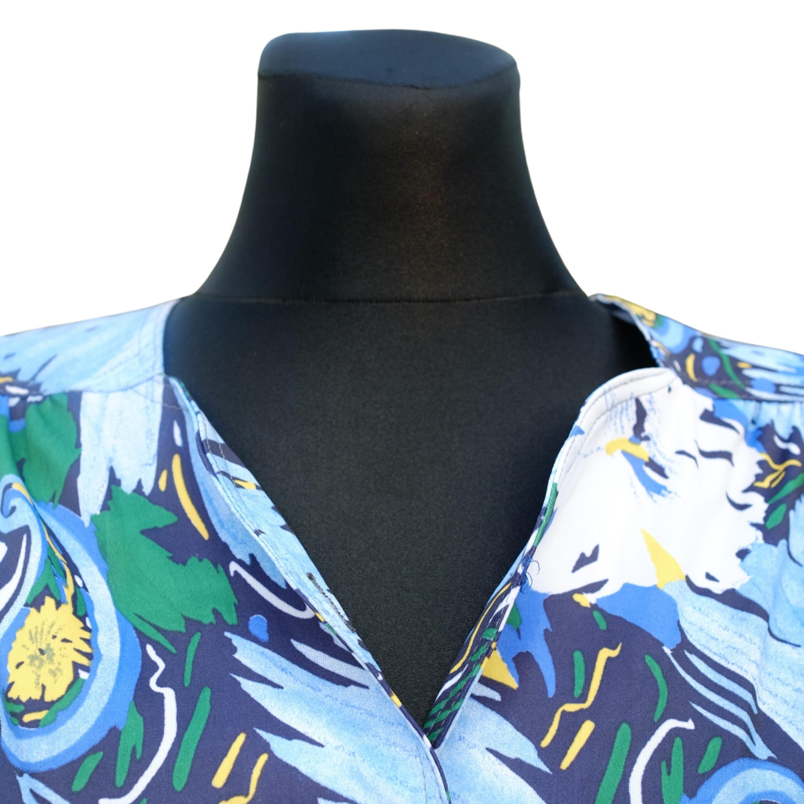 Vintage Floral Pattern Summer Dress - Image 2