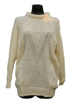 Vintage Off White Knitted Jumper