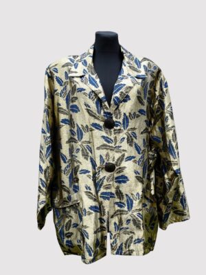 Vintage 80s Style Metallic Glamrock Blazer