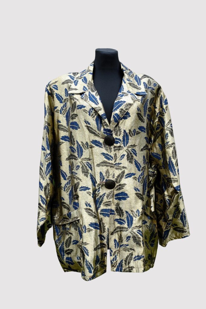 Vintage 80s Style Metallic Glamrock Blazer