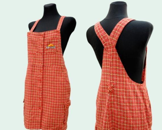 Vintage Rip Curl Red Checked Surfer Dress - Image 2
