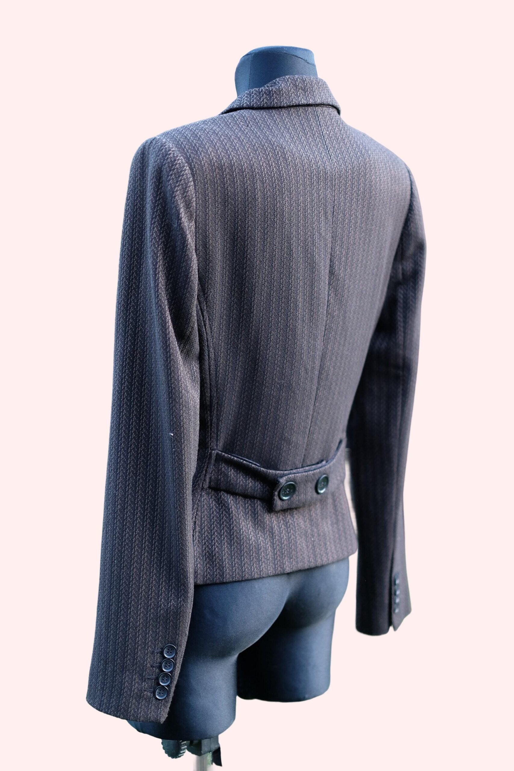 Vintage Women's Blazer Golden Brown - Image 10